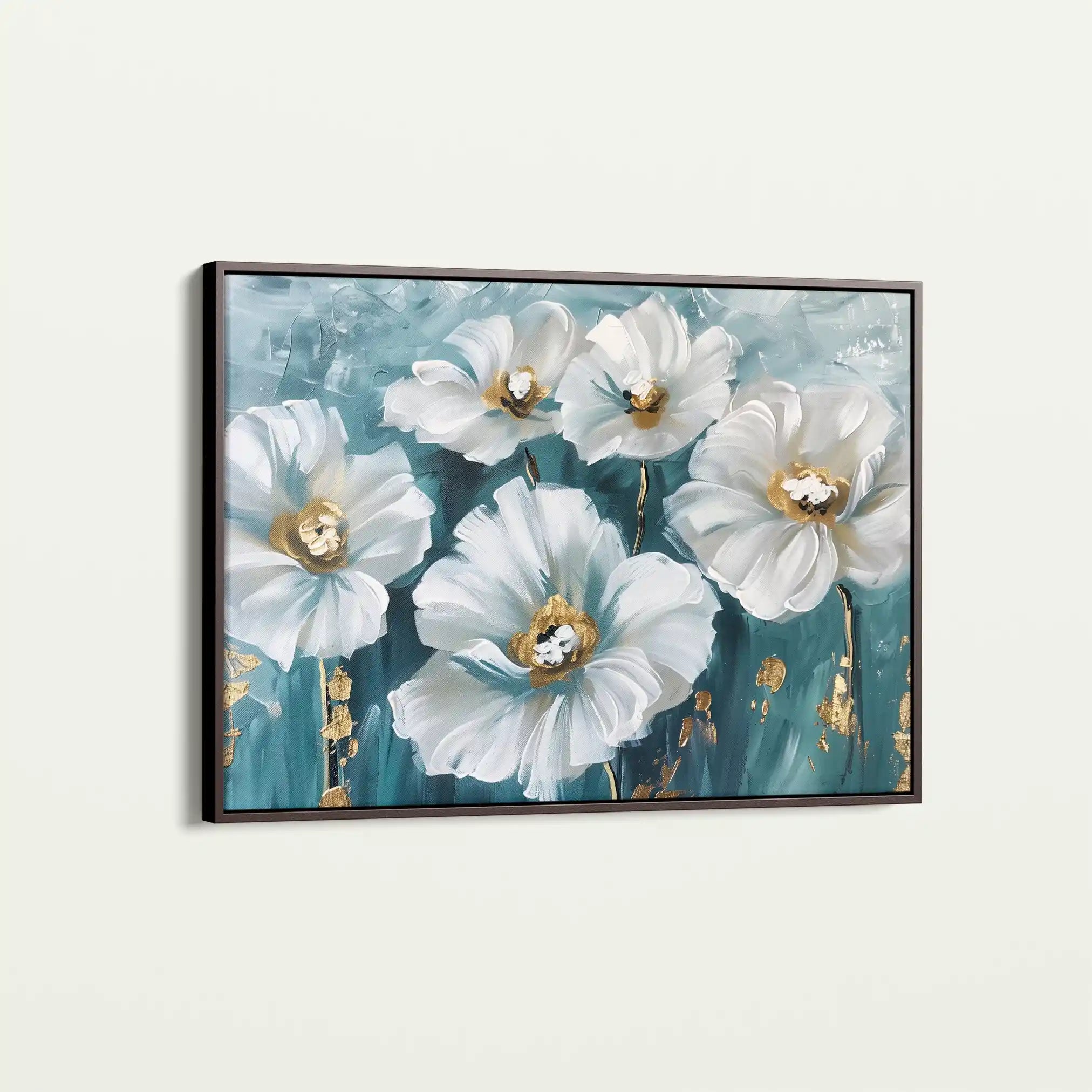 Floral Canvas Wall Art WAD588-F 90 x 60 cm / Stretched on hidden frame