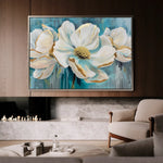 Floral Canvas Wall Art WAD589-F 90 x 60 cm / Stretched on hidden frame