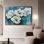 Floral Canvas Wall Art WAD590-F 90 x 60 cm / Stretched on hidden frame