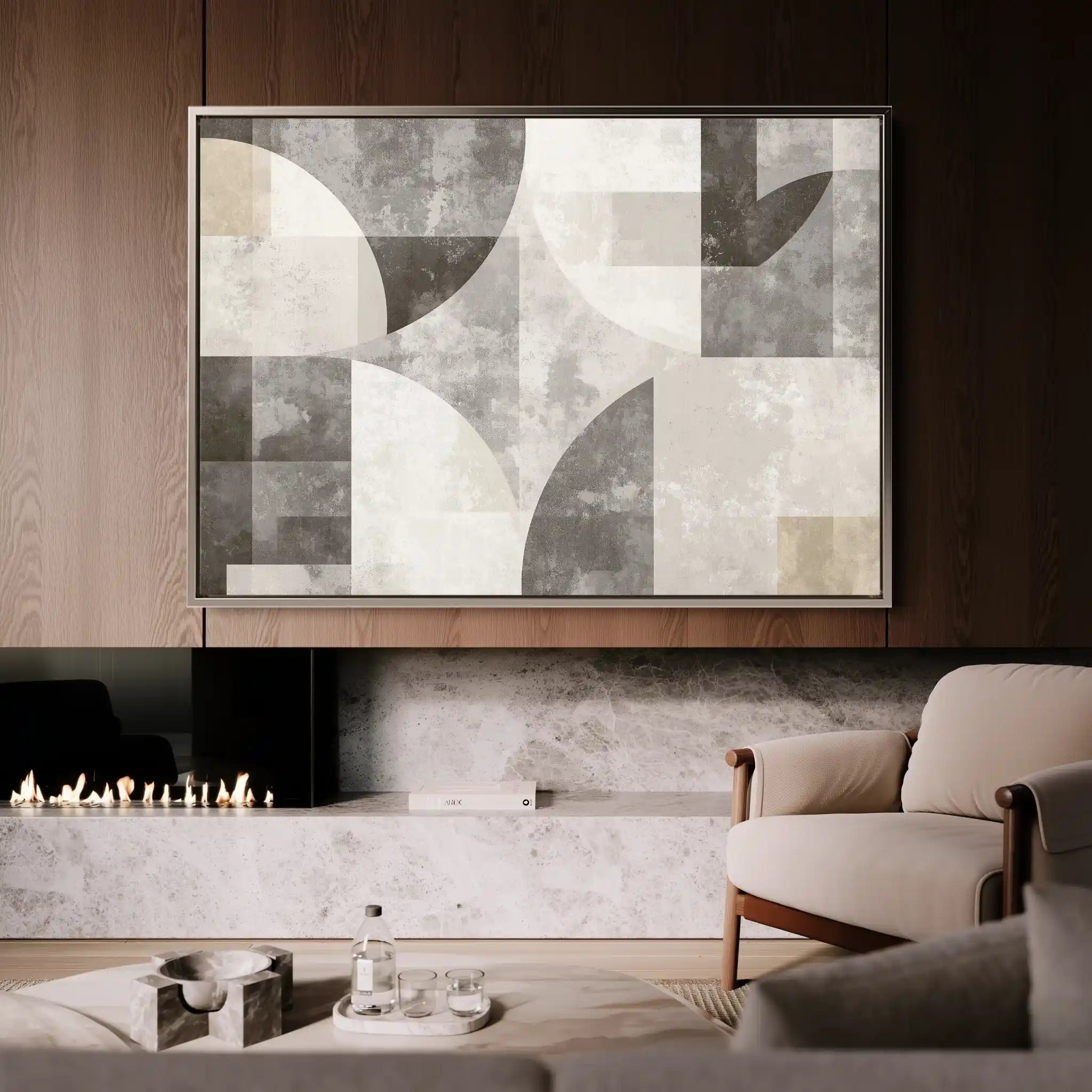 Abstract 591 Canvas Art 60 x 40 cm / Stretched on hidden frame