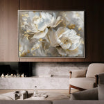 Floral Canvas Wall Art WAD593-F 90 x 60 cm / Stretched on hidden frame