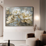 Floral Canvas Wall Art WAD594-F 90 x 60 cm / Stretched on hidden frame