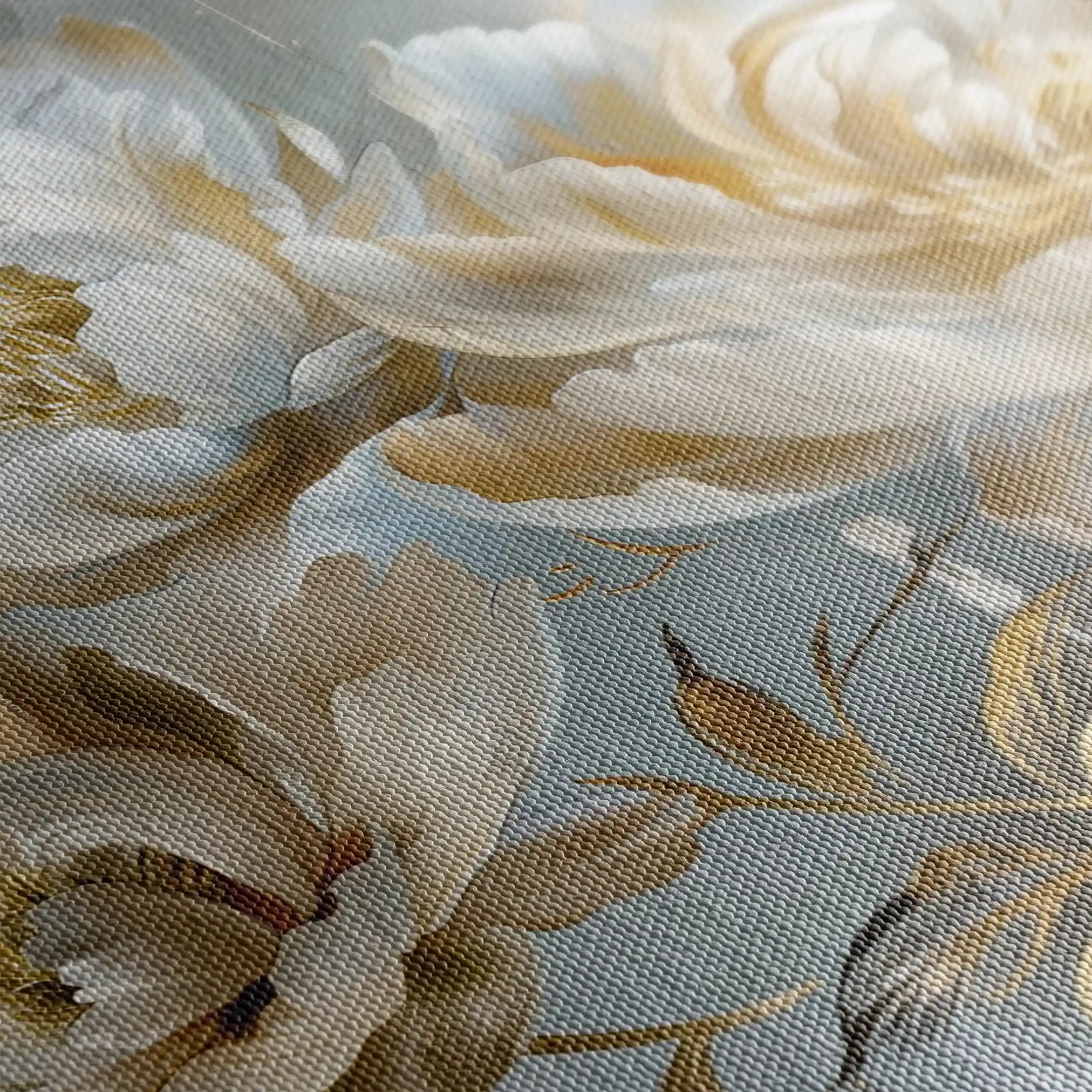 Floral Canvas Wall Art WAD594-F 90 x 60 cm / Stretched on hidden frame