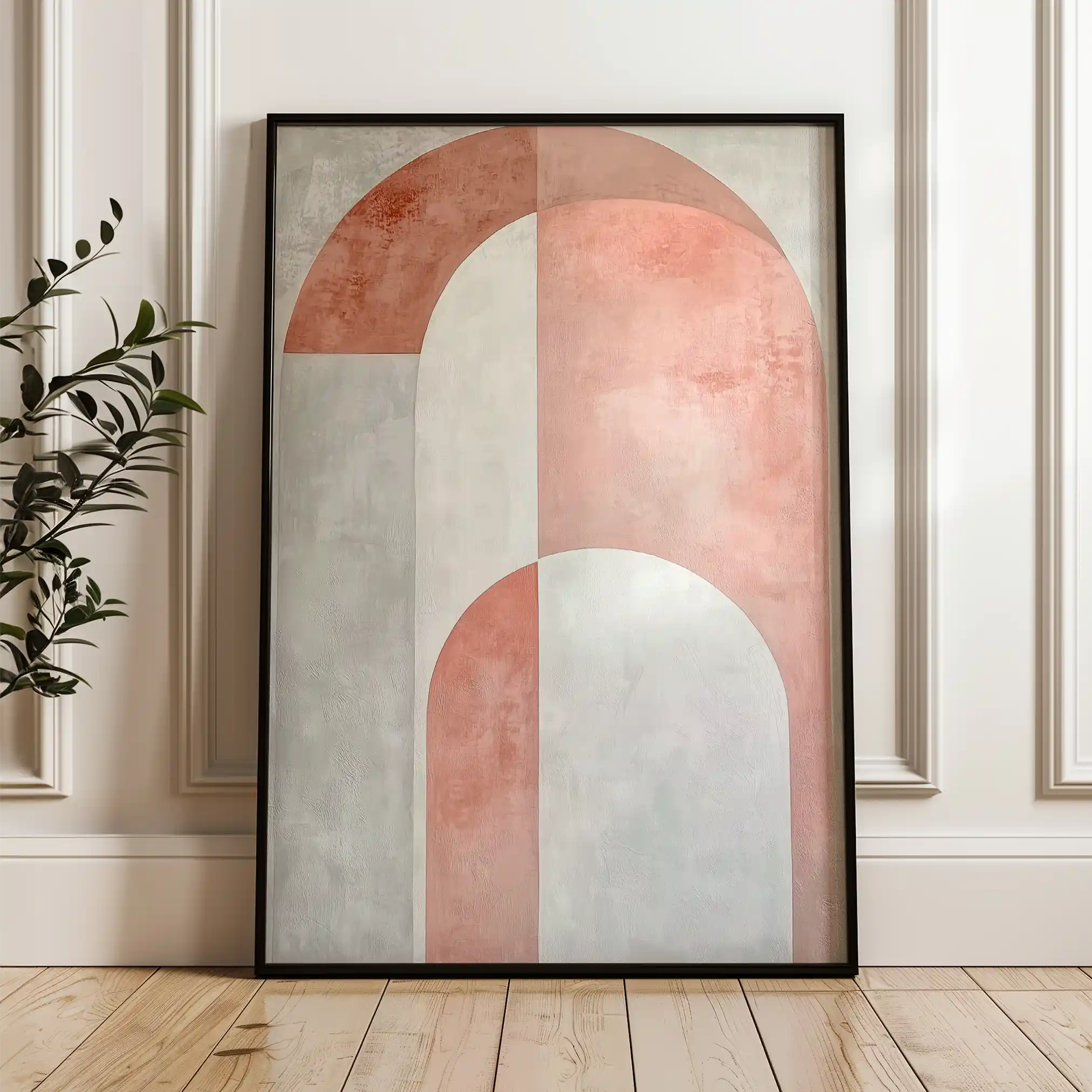 Abstract 596 Canvas Art 60 x 40 cm / Stretched on hidden frame