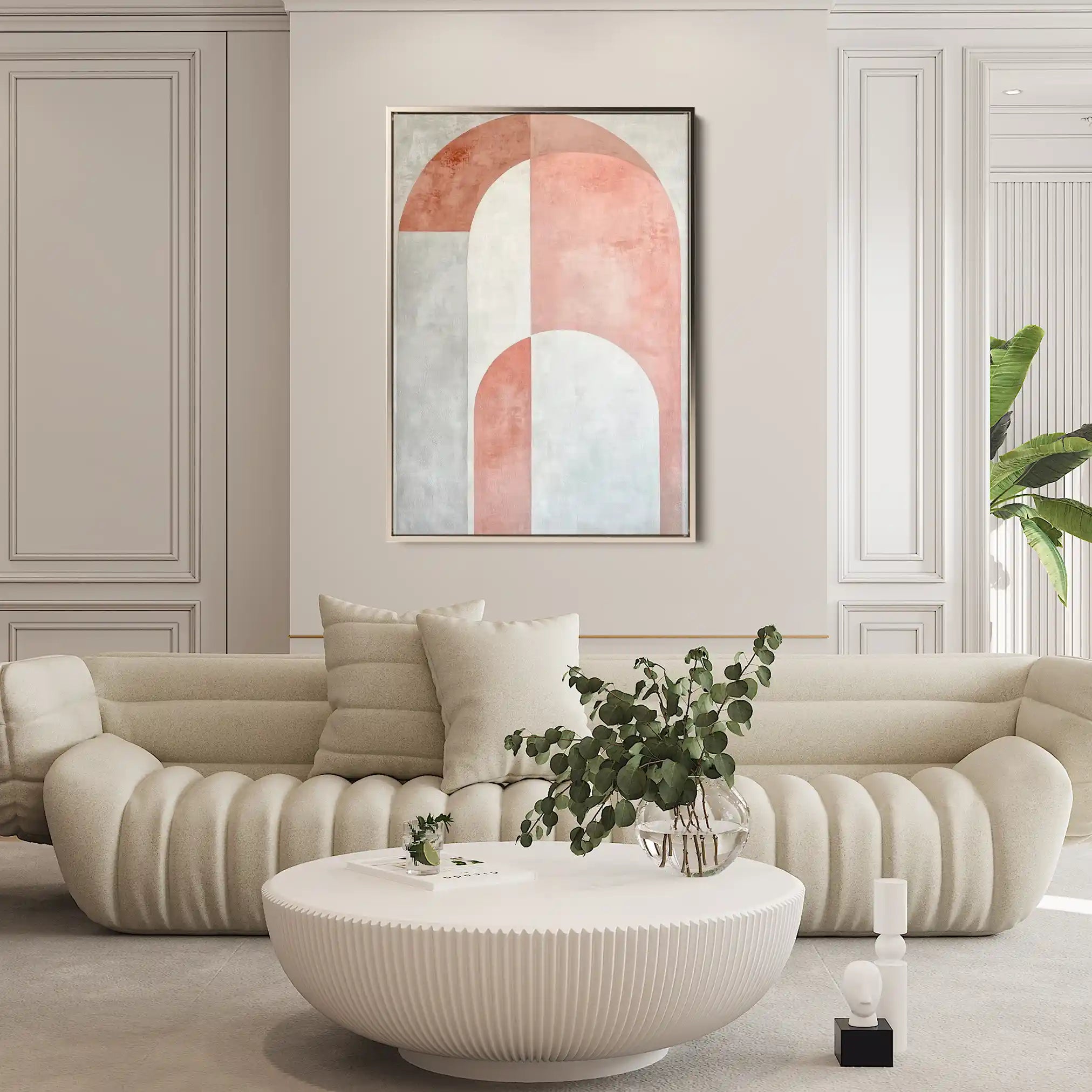 Abstract 596 Canvas Art 60 x 40 cm / Stretched on hidden frame