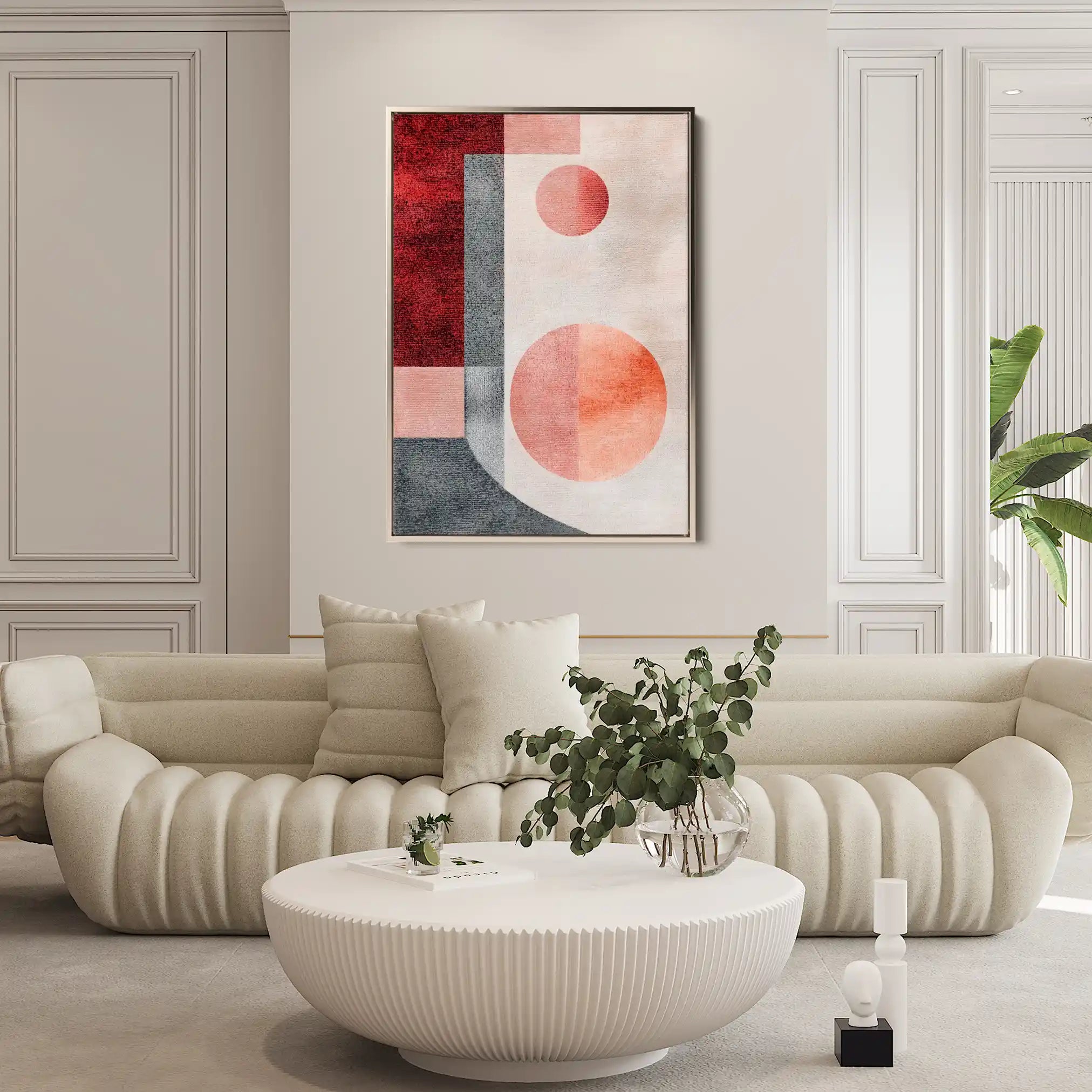 Abstract 597 Canvas Art 60 x 40 cm / Stretched on hidden frame