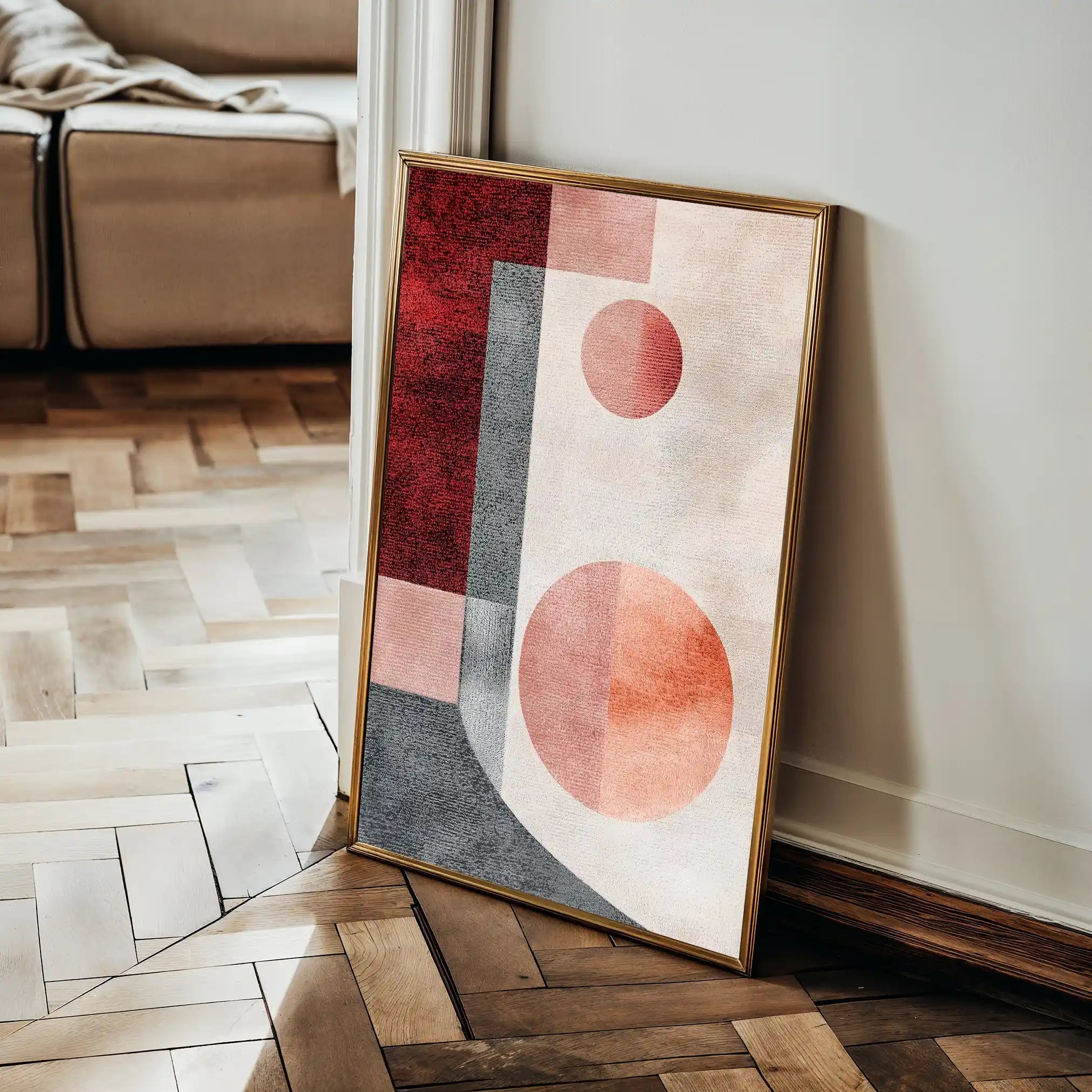 Abstract 597 Canvas Art 60 x 40 cm / Stretched on hidden frame