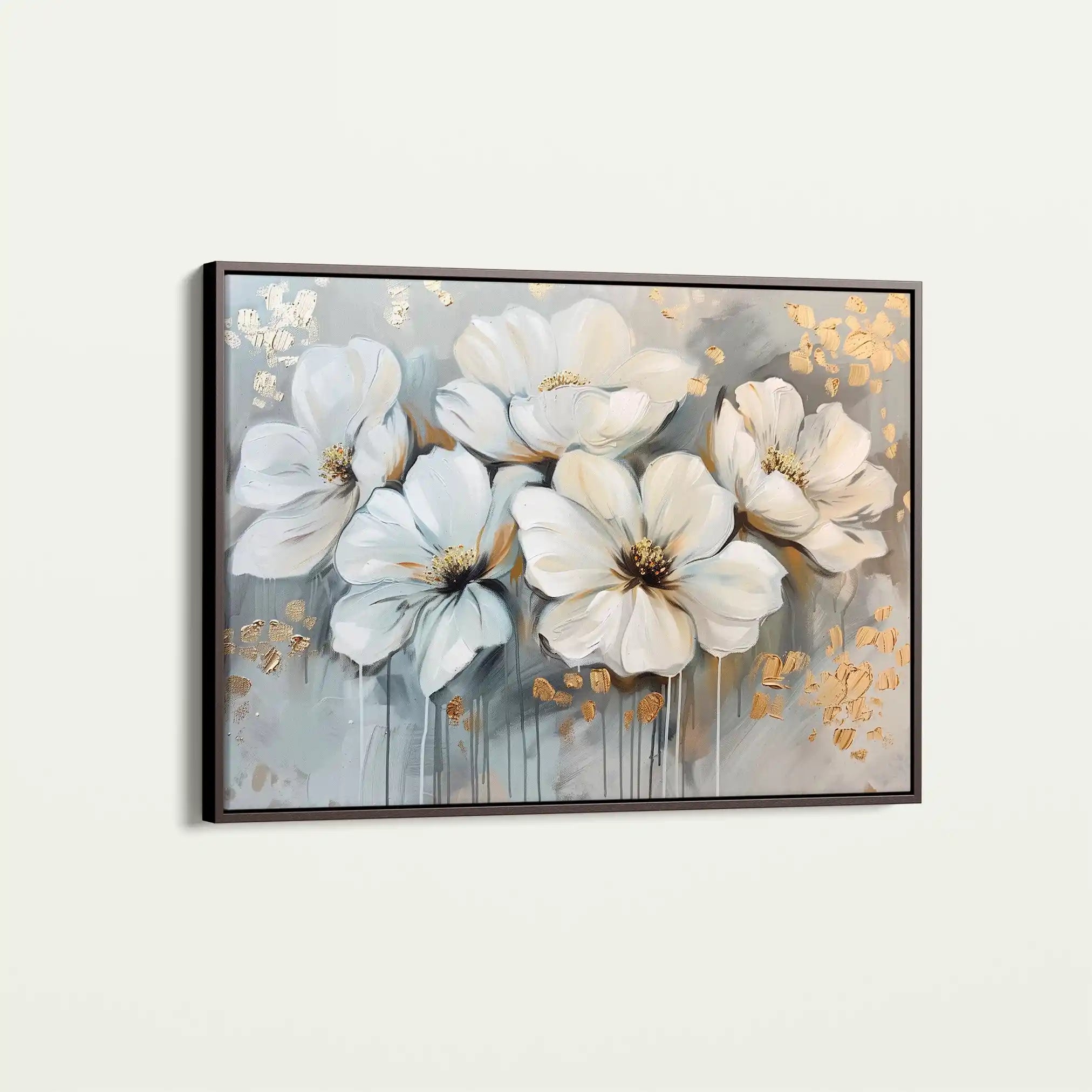 Floral Canvas Wall Art WAD597-F 90 x 60 cm / Stretched on hidden frame