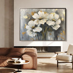 Floral Canvas Wall Art WAD598-F 90 x 60 cm / Stretched on hidden frame