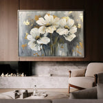 Floral Canvas Wall Art WAD598-F 90 x 60 cm / Stretched on hidden frame