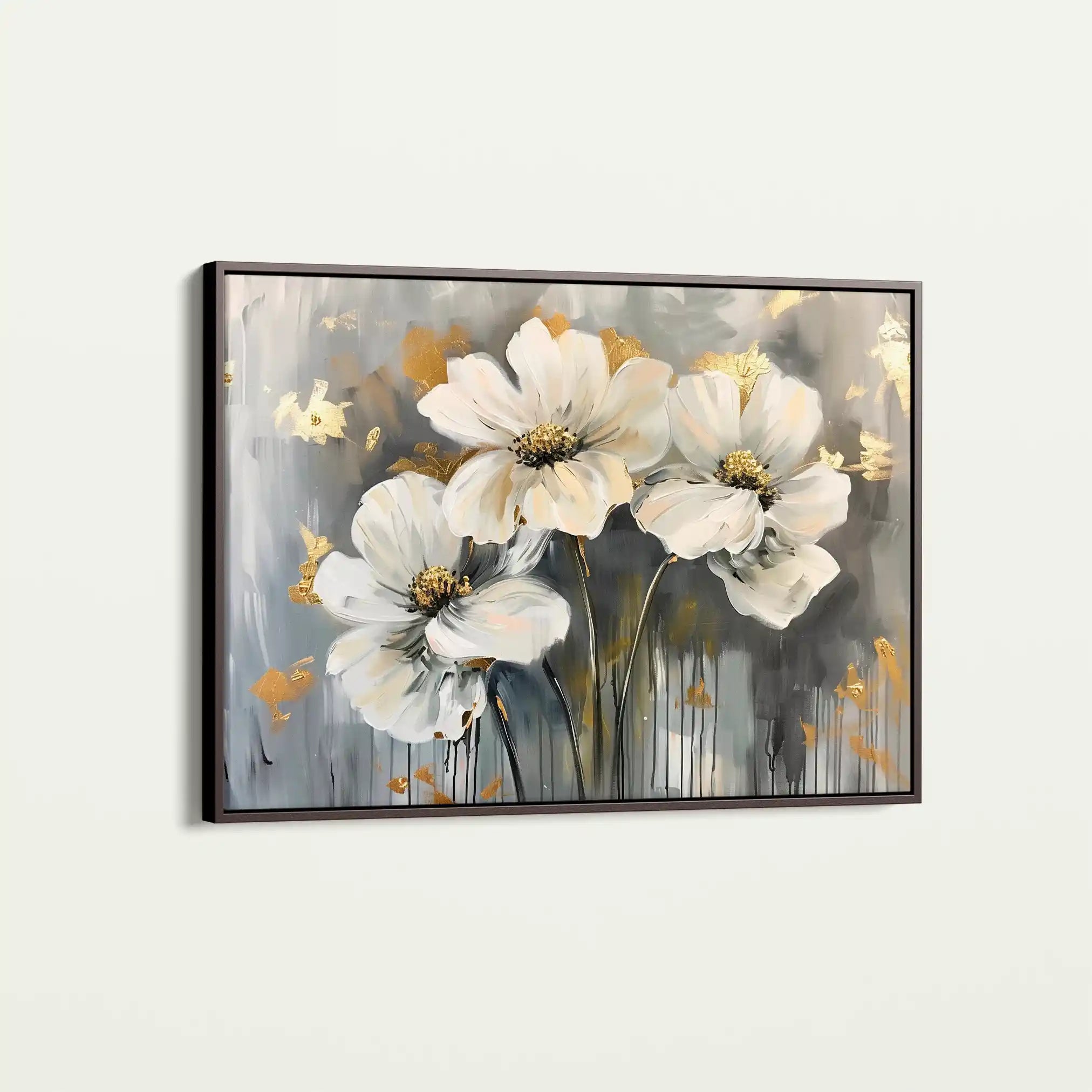 Floral Canvas Wall Art WAD598-F 90 x 60 cm / Stretched on hidden frame
