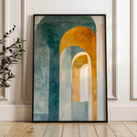 Abstract 600 Canvas Art 60 x 40 cm / Stretched on hidden frame