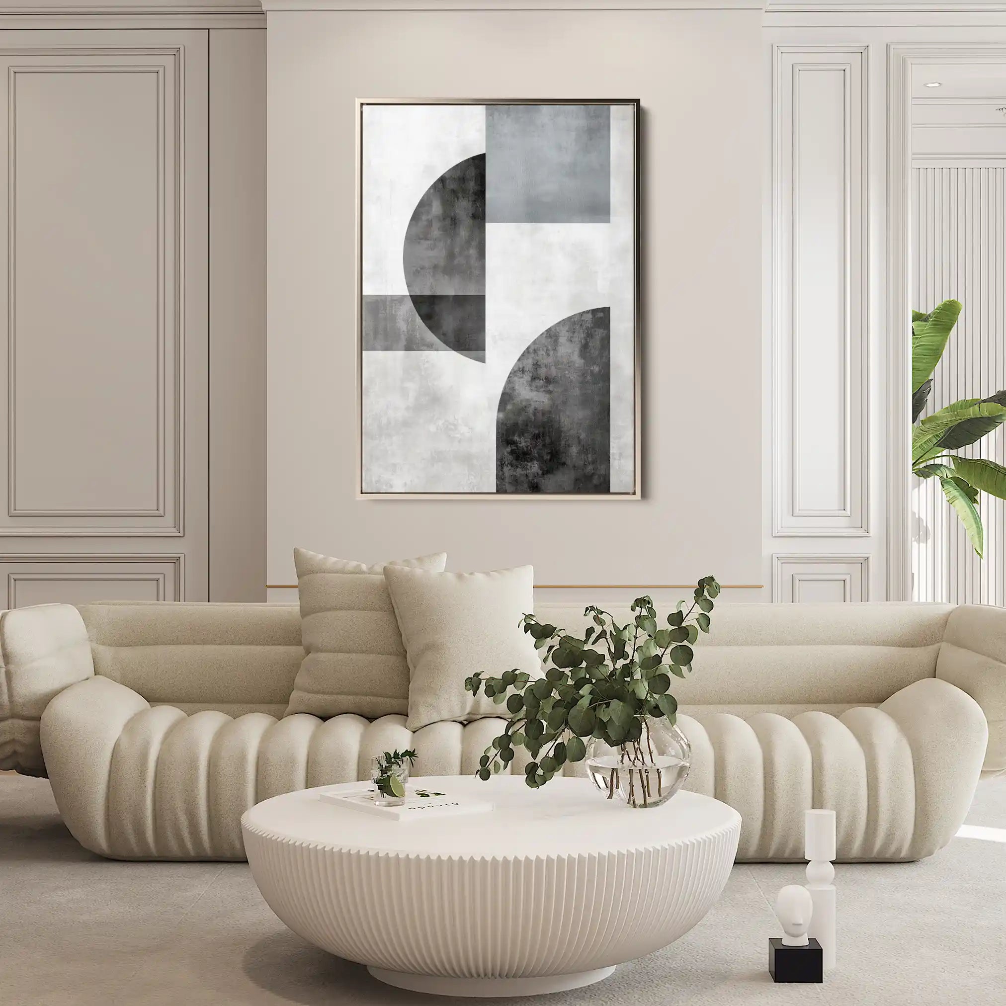 Abstract 601 Canvas Art 60 x 40 cm / Stretched on hidden frame