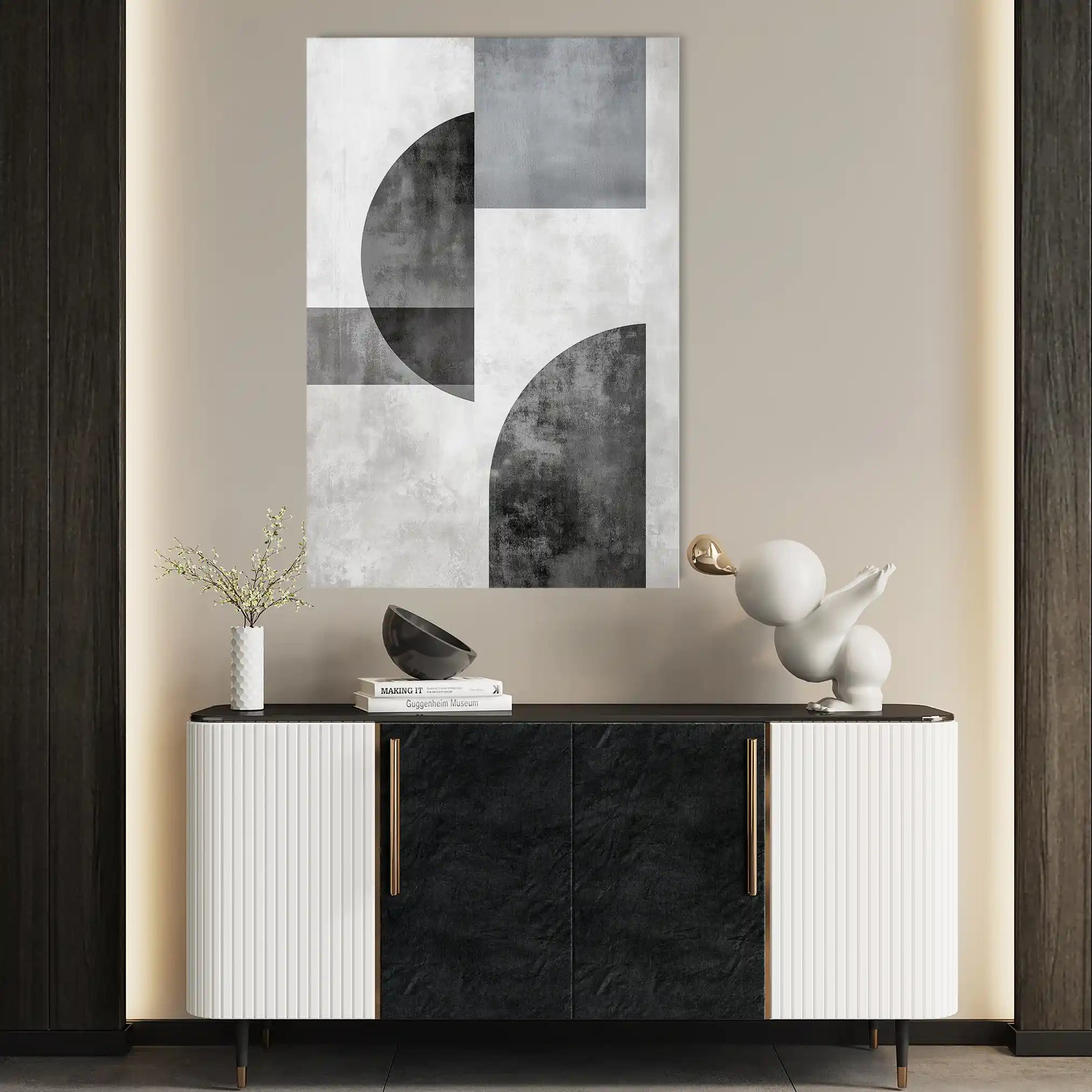 Abstract 601 Canvas Art 60 x 40 cm / Stretched on hidden frame