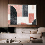 Abstract 604 Canvas Art 60 x 40 cm / Stretched on hidden frame