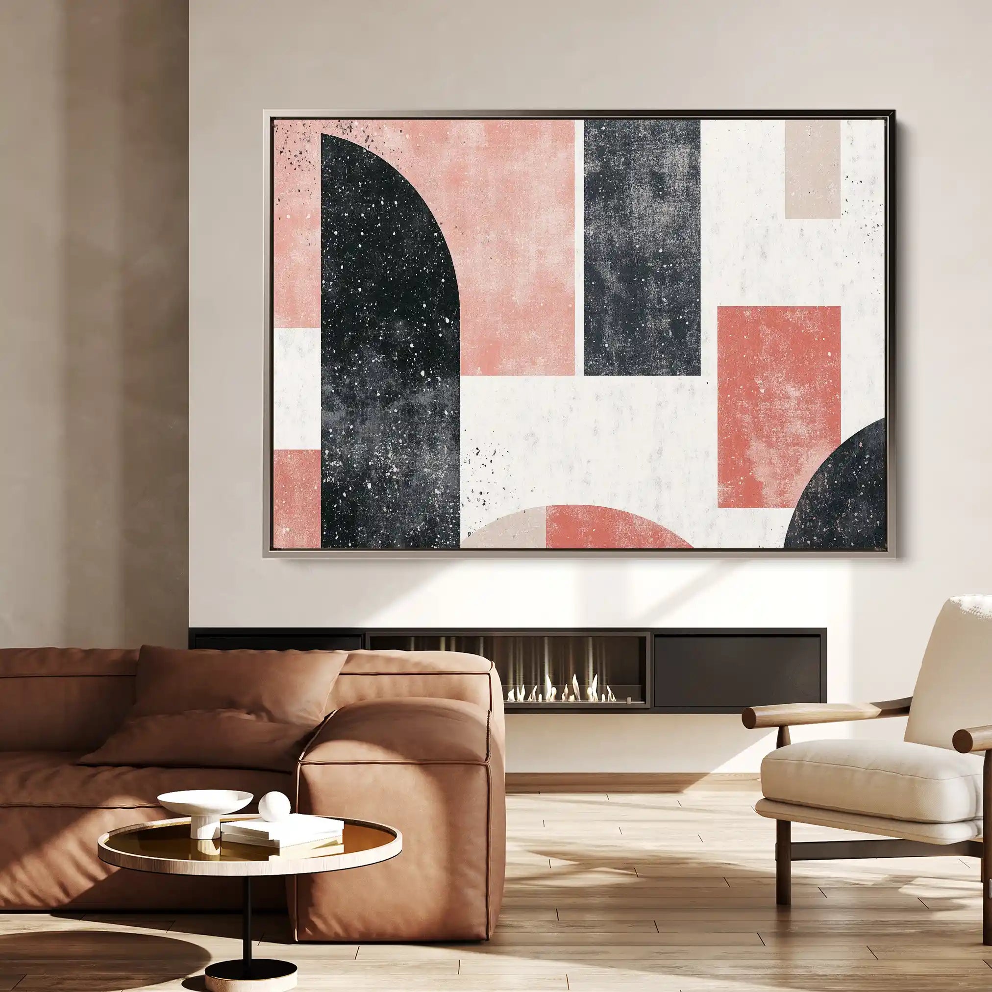 Abstract 604 Canvas Art 60 x 40 cm / Stretched on hidden frame