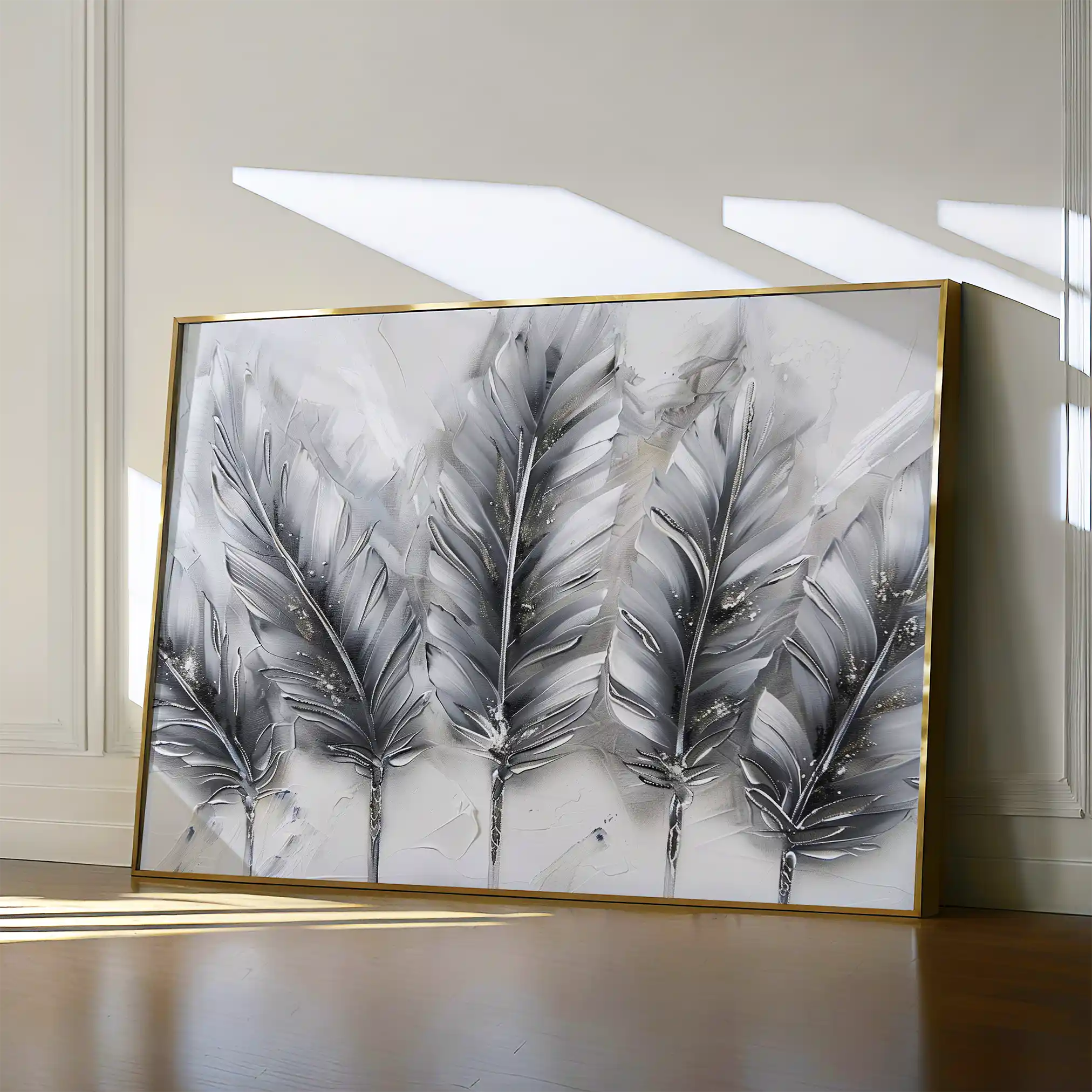 Floral Canvas Wall Art WAD605-F 90 x 60 cm / Stretched on hidden frame