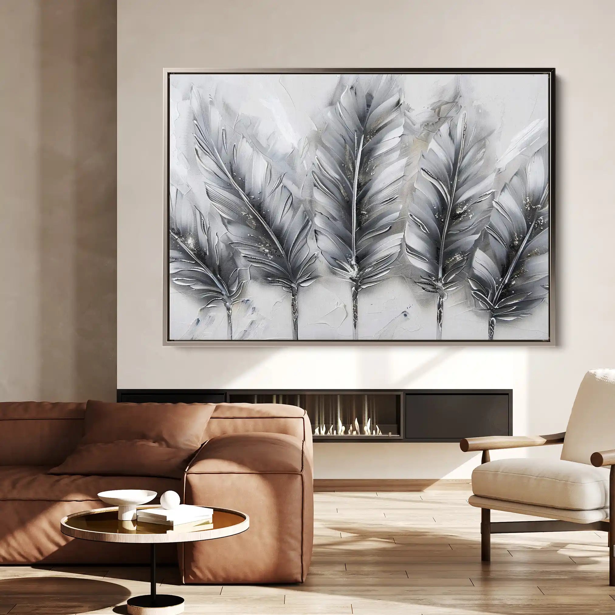 Floral Canvas Wall Art WAD605-F 90 x 60 cm / Stretched on hidden frame