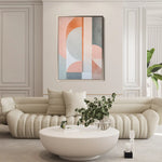 Abstract 606 Canvas Art 60 x 40 cm / Stretched on hidden frame