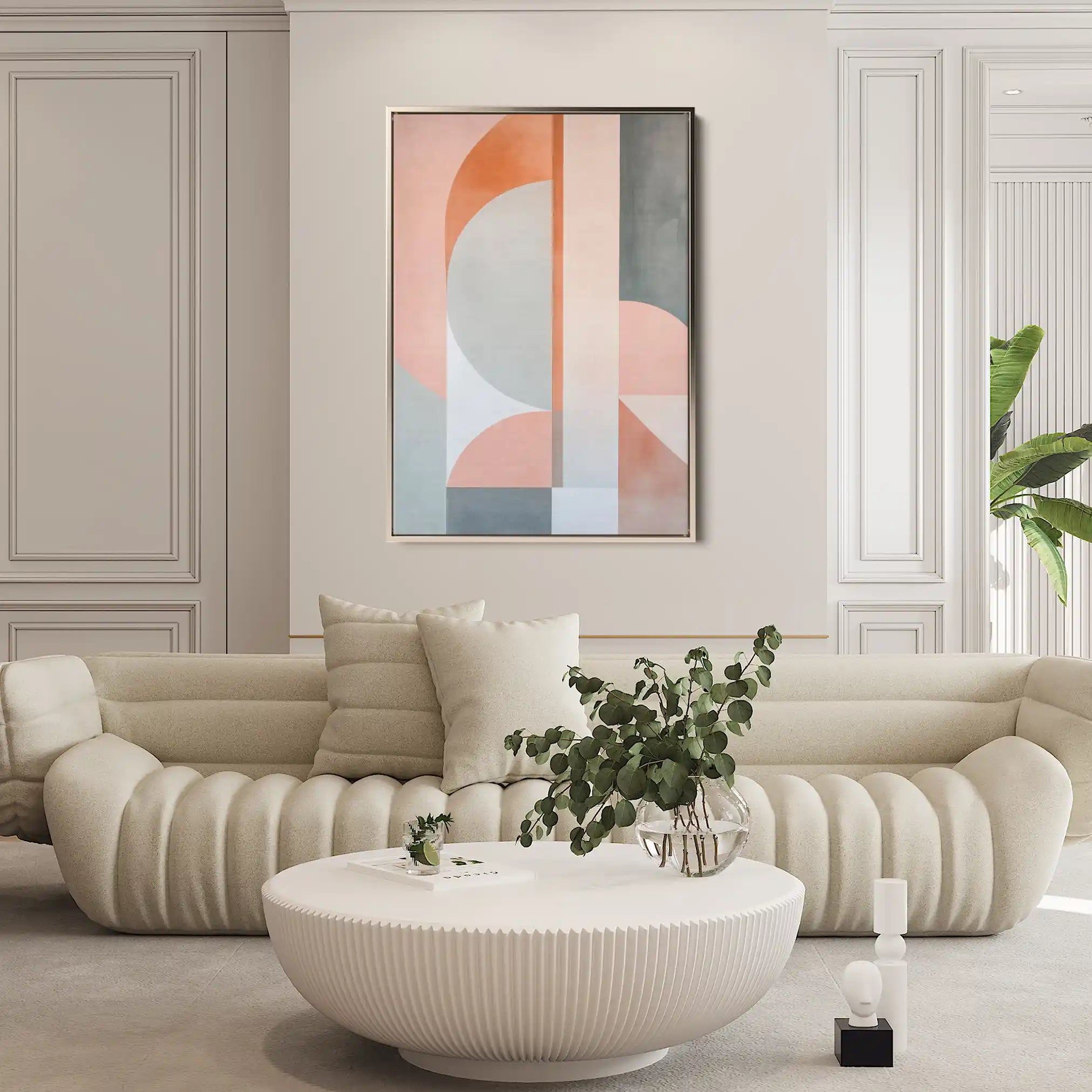 Abstract 606 Canvas Art 60 x 40 cm / Stretched on hidden frame