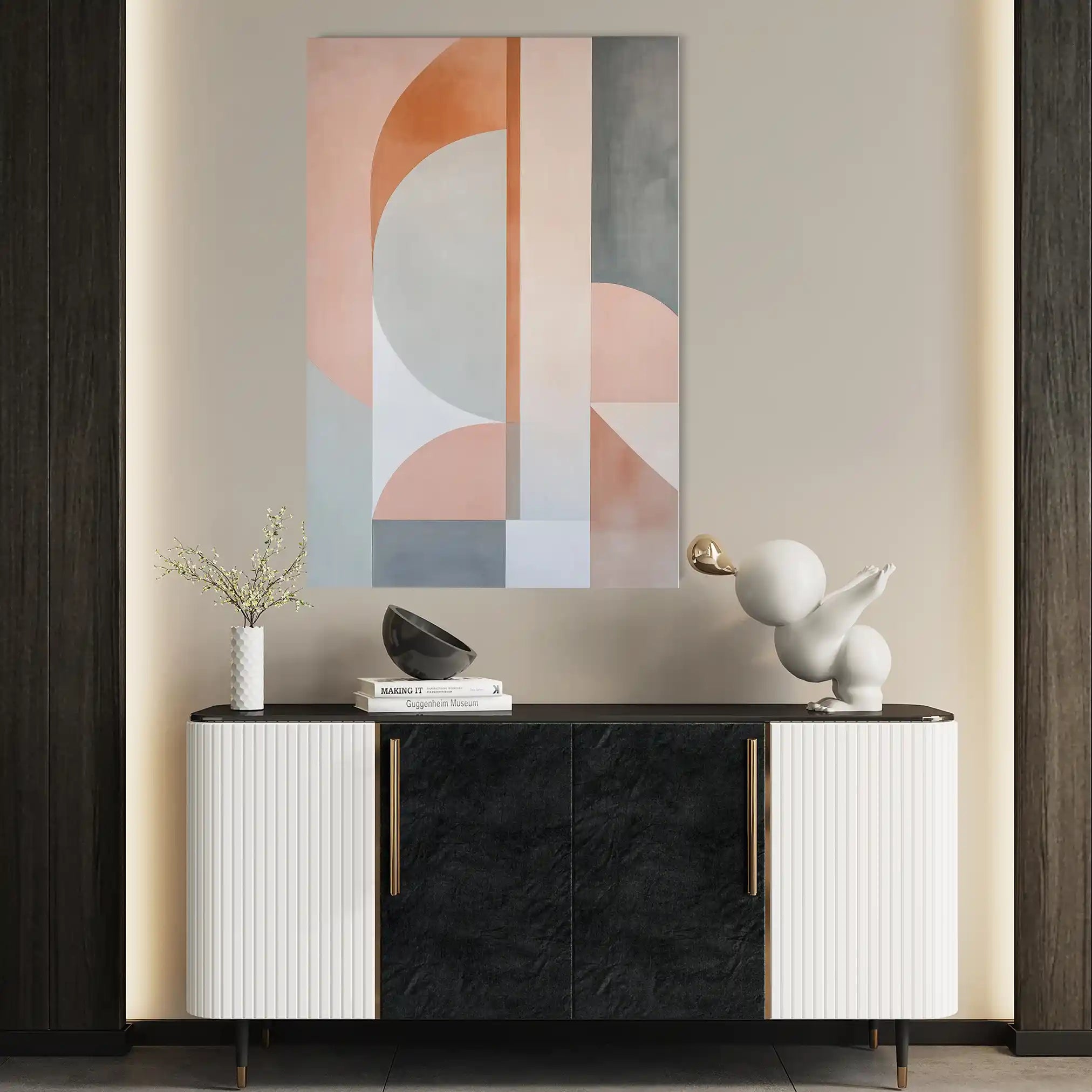 Abstract 606 Canvas Art 60 x 40 cm / Stretched on hidden frame