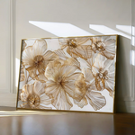 Floral Canvas Wall Art WAD608-F 90 x 60 cm / Stretched on hidden frame