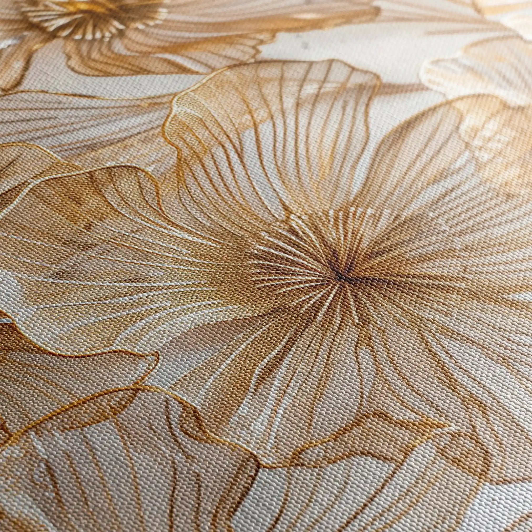 Floral Canvas Wall Art WAD608-F 90 x 60 cm / Stretched on hidden frame