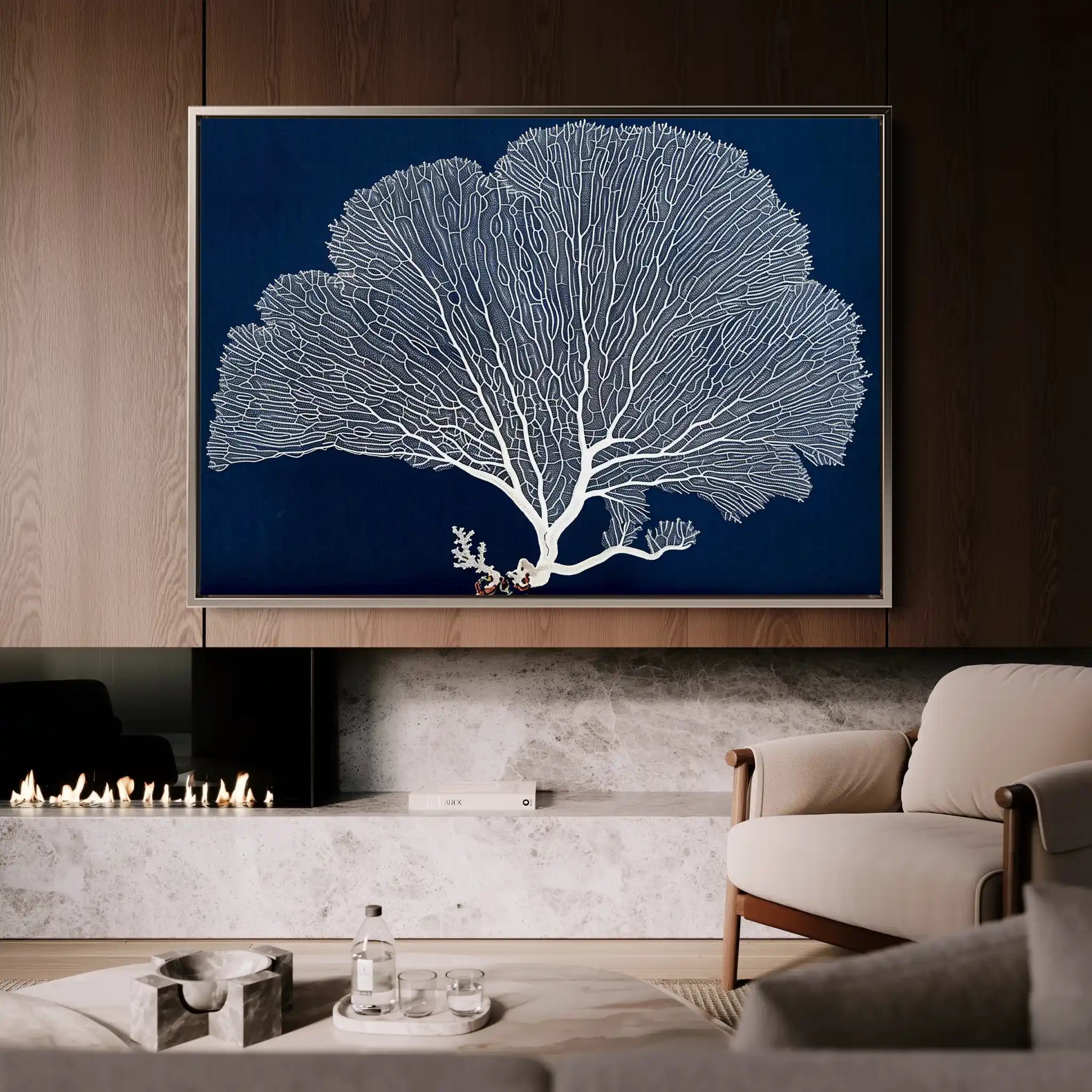 Floral Canvas Wall Art WAD609-F 90 x 60 cm / Stretched on hidden frame