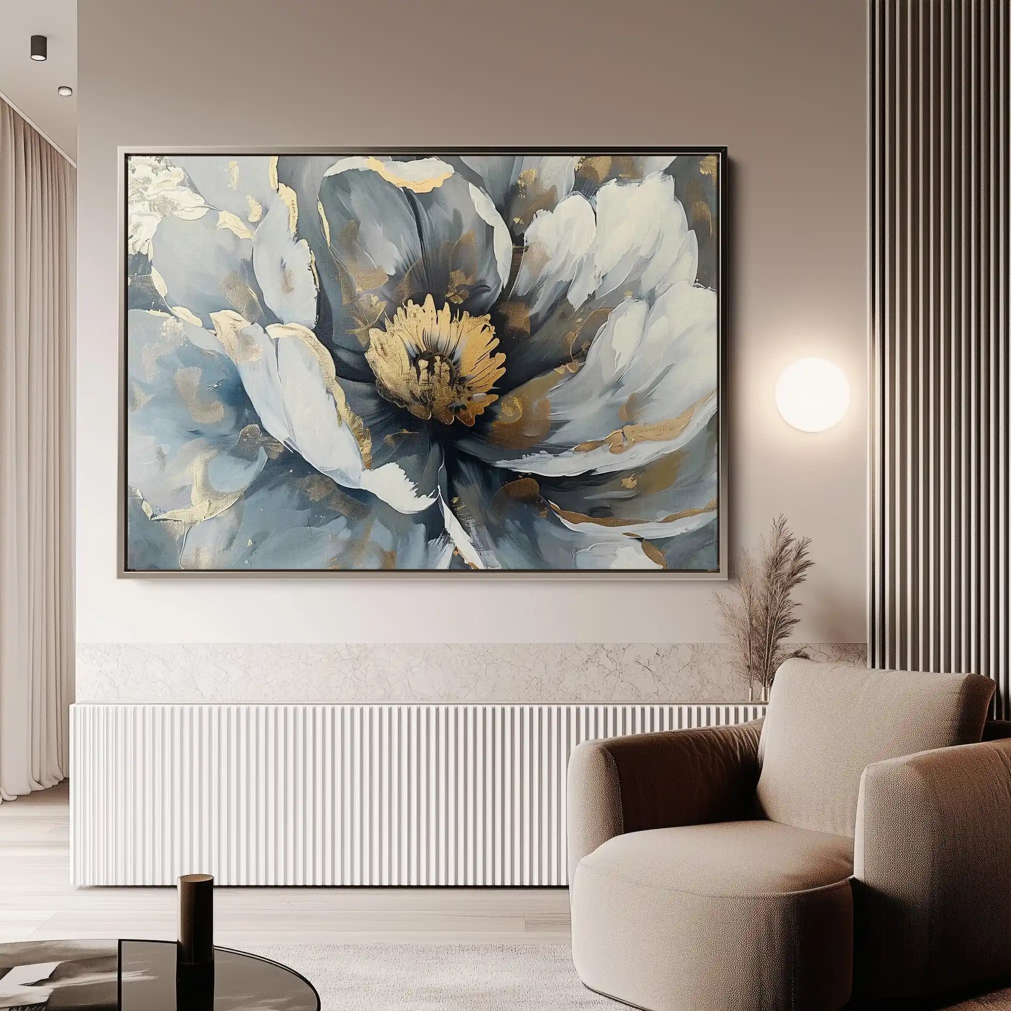 Floral Canvas Wall Art WAD610-F 90 x 60 cm / Stretched on hidden frame