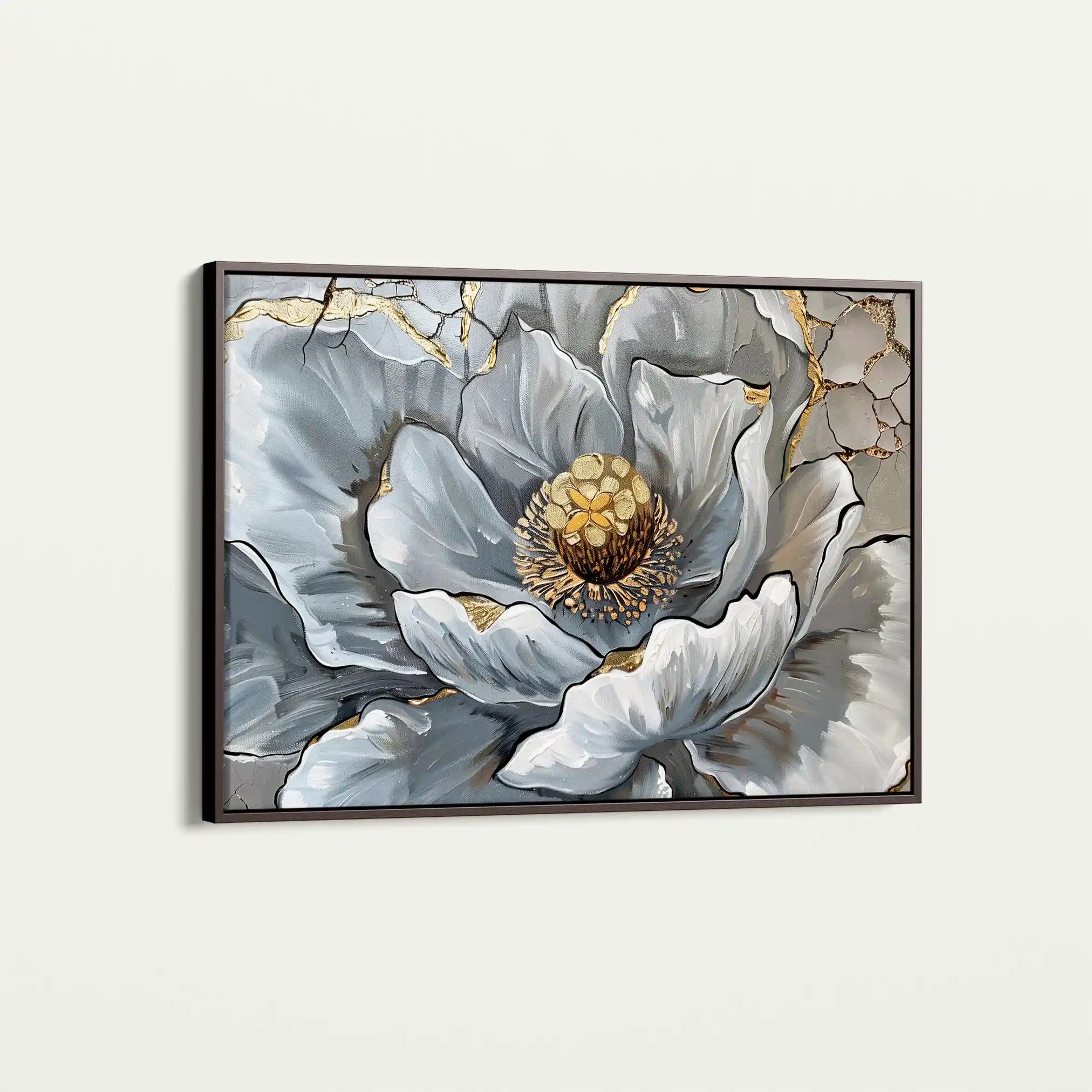Floral Canvas Wall Art WAD611-F 90 x 60 cm / Stretched on hidden frame