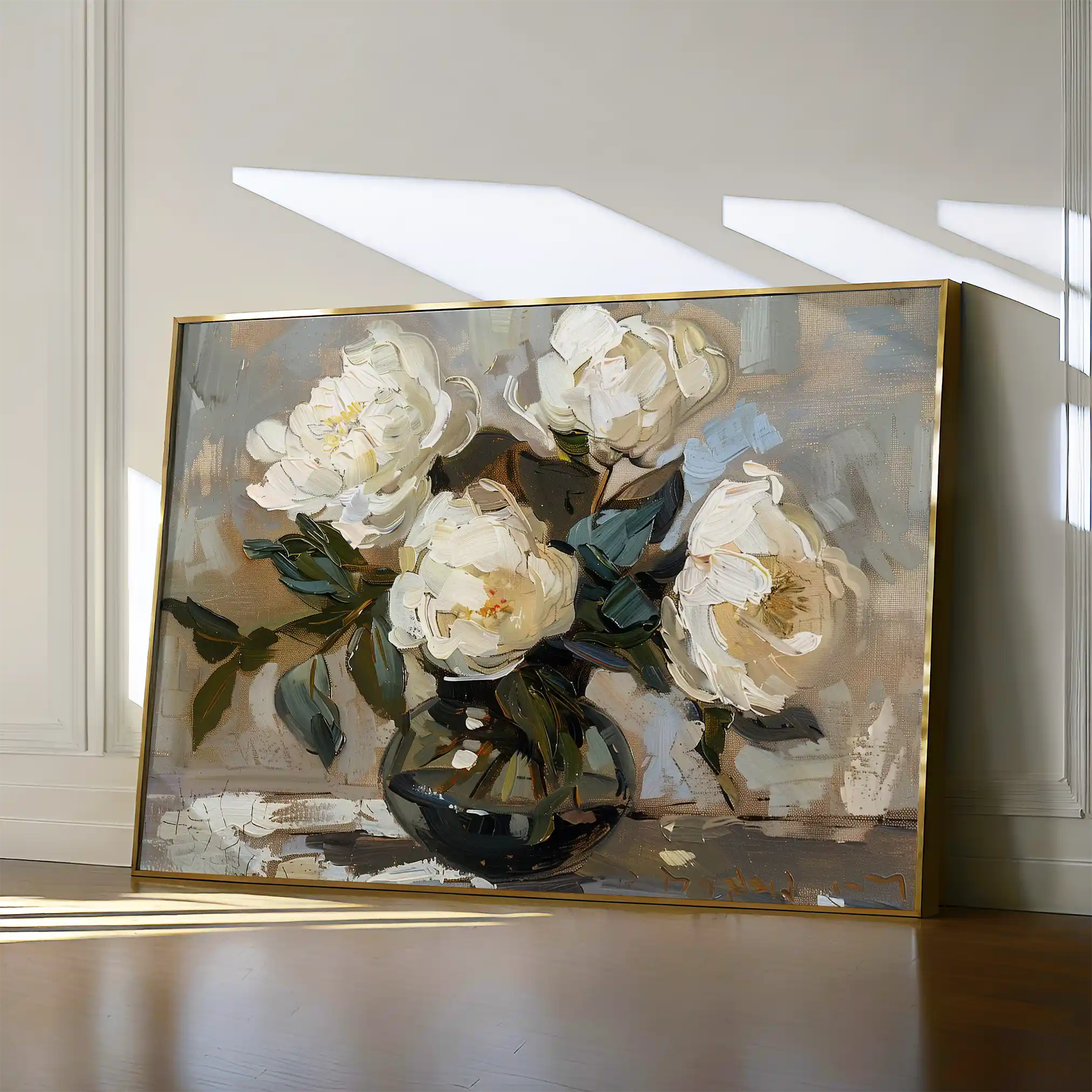Floral Canvas Wall Art WAD612-F 90 x 60 cm / Stretched on hidden frame