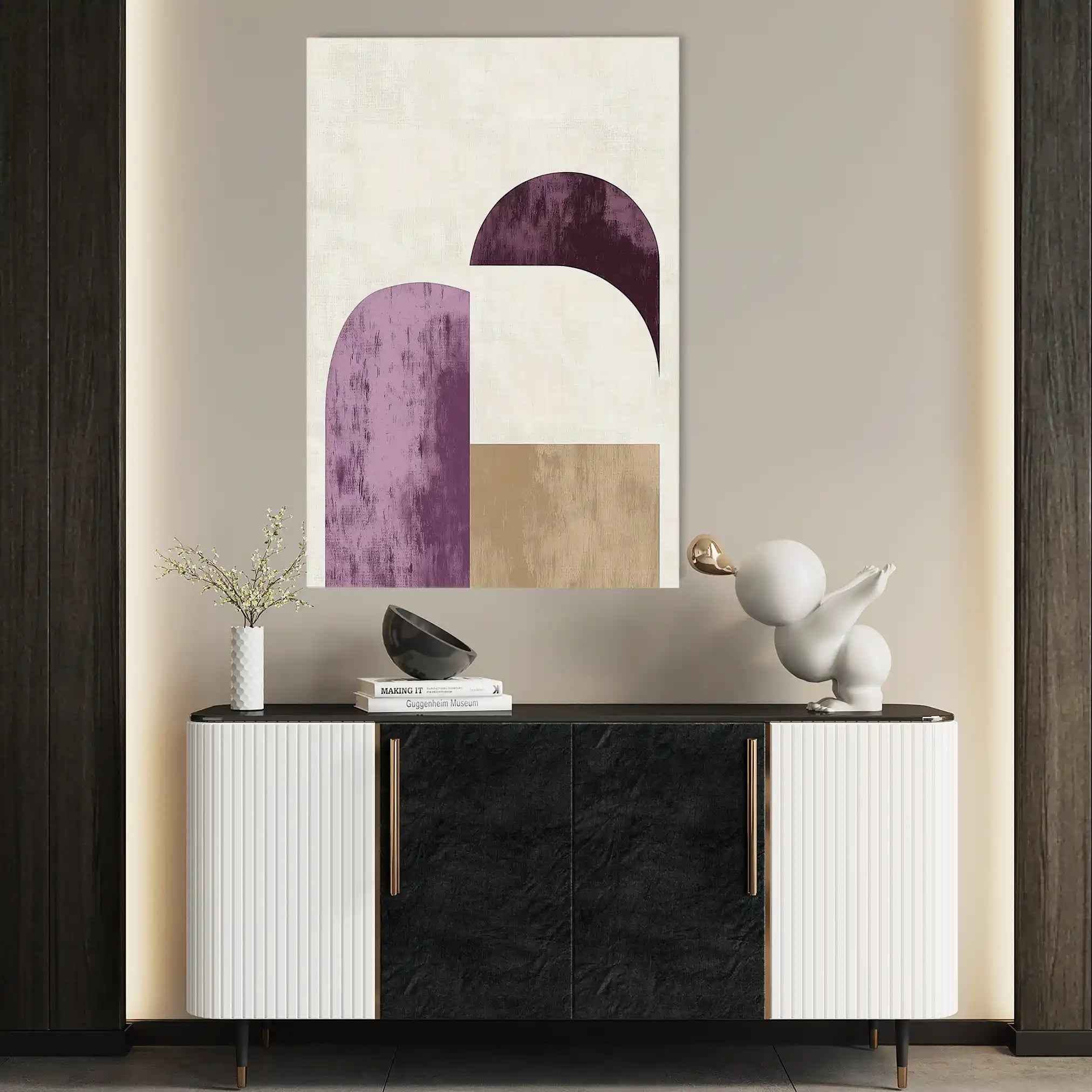 Abstract 613 Canvas Art 60 x 40 cm / Stretched on hidden frame