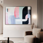 Abstract 615 Canvas Art 60 x 40 cm / Stretched on hidden frame