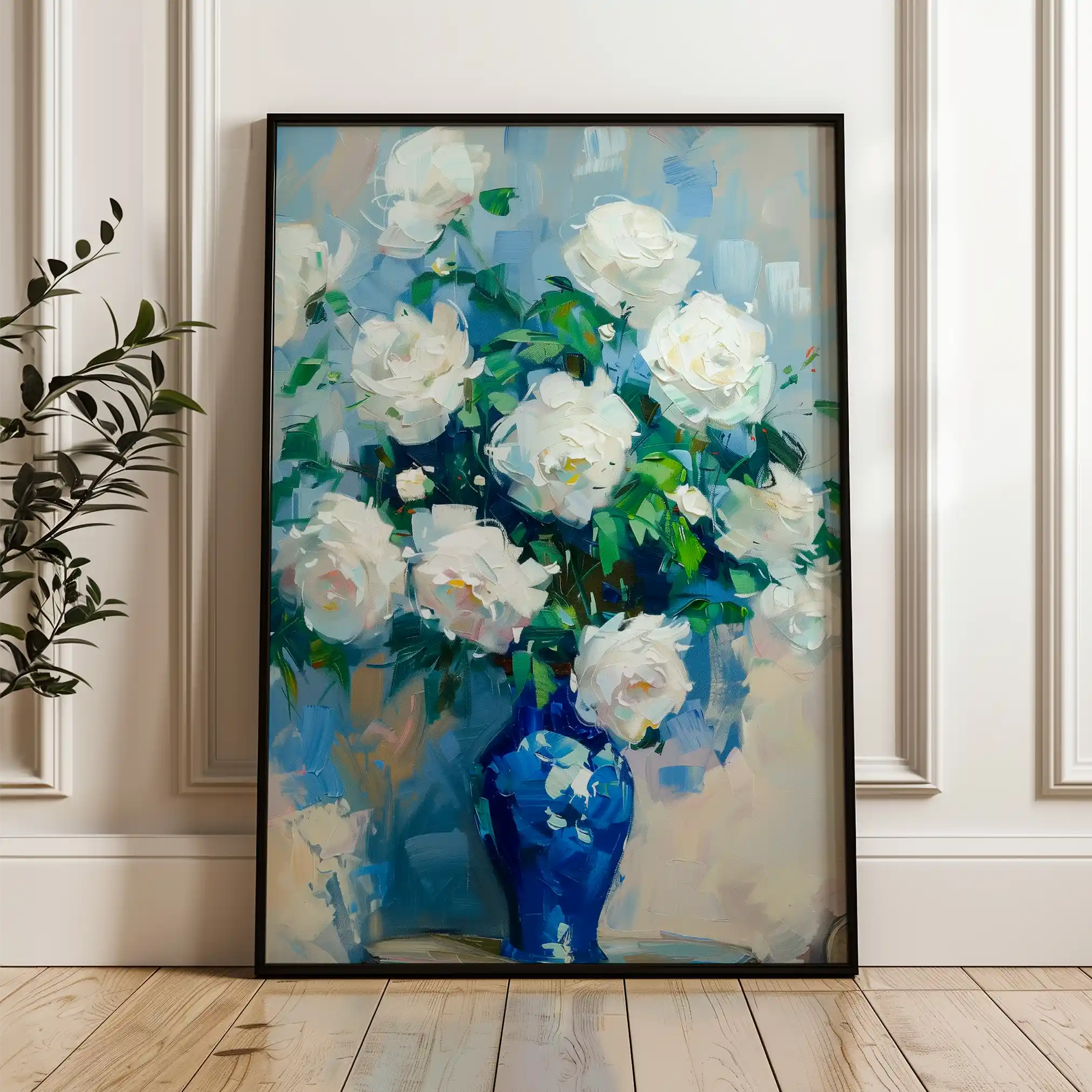 Floral Canvas Wall Art WAD616-F 90 x 60 cm / Stretched on hidden frame
