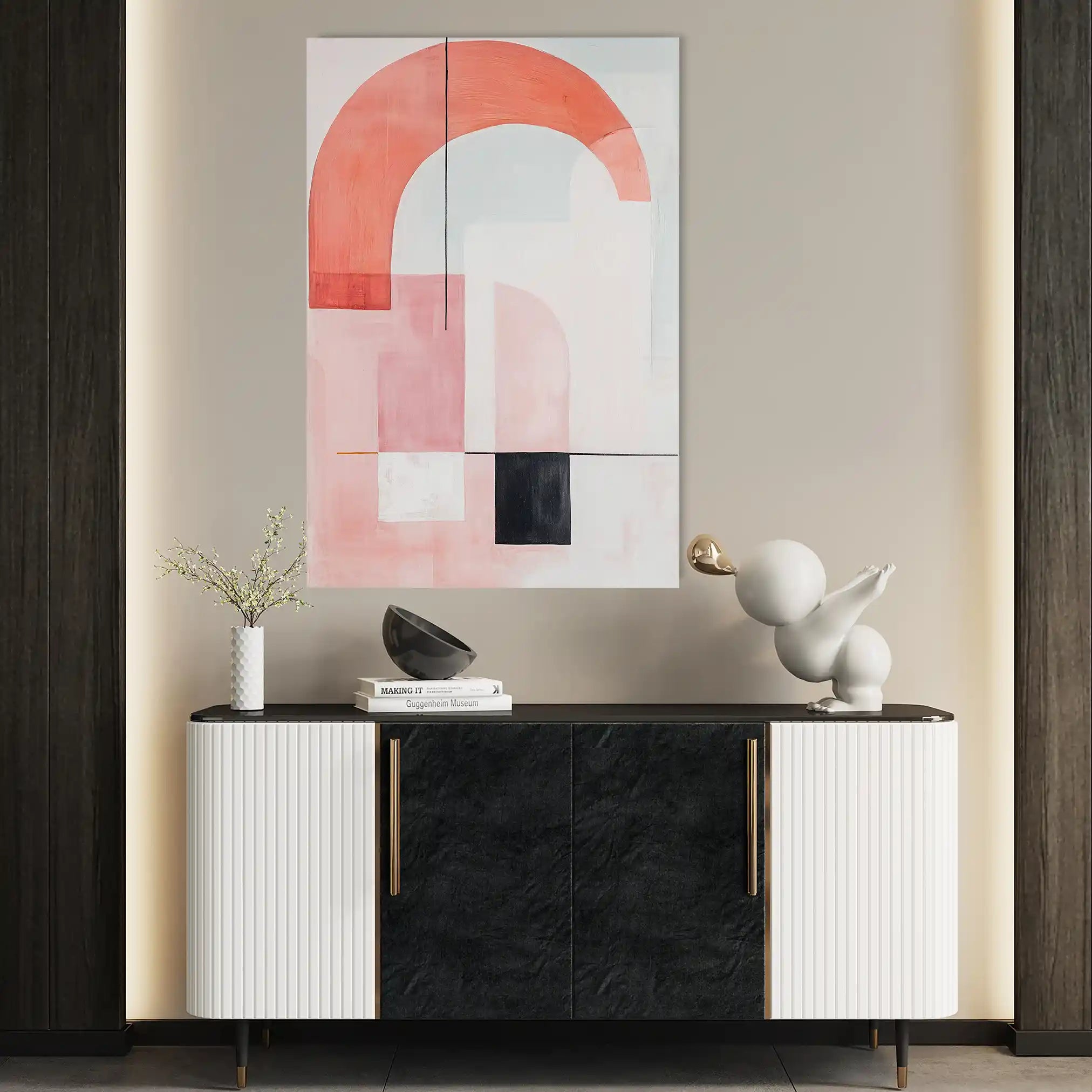 Abstract 618 Canvas Art 60 x 40 cm / Stretched on hidden frame