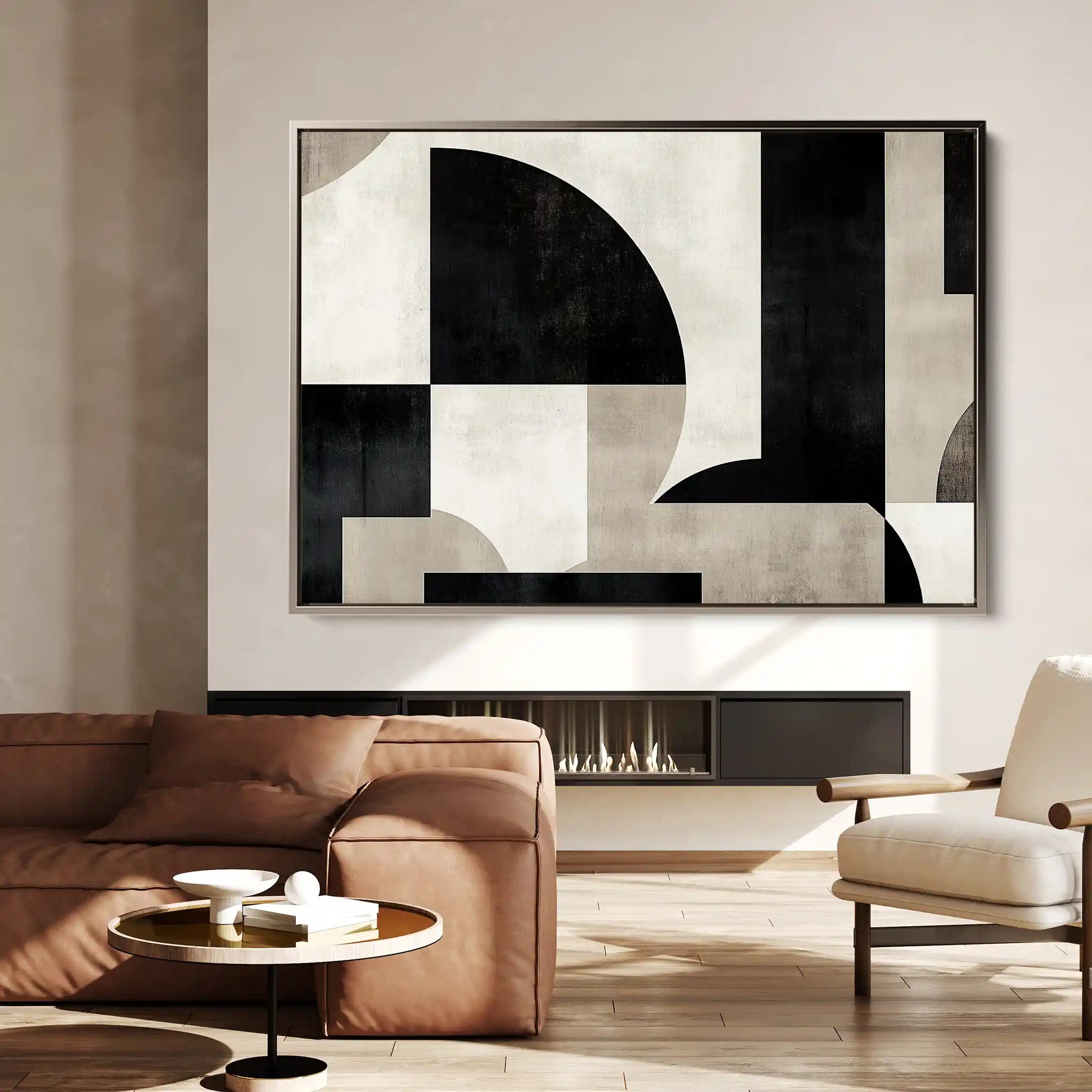 Abstract 619 Canvas Art 60 x 40 cm / Stretched on hidden frame