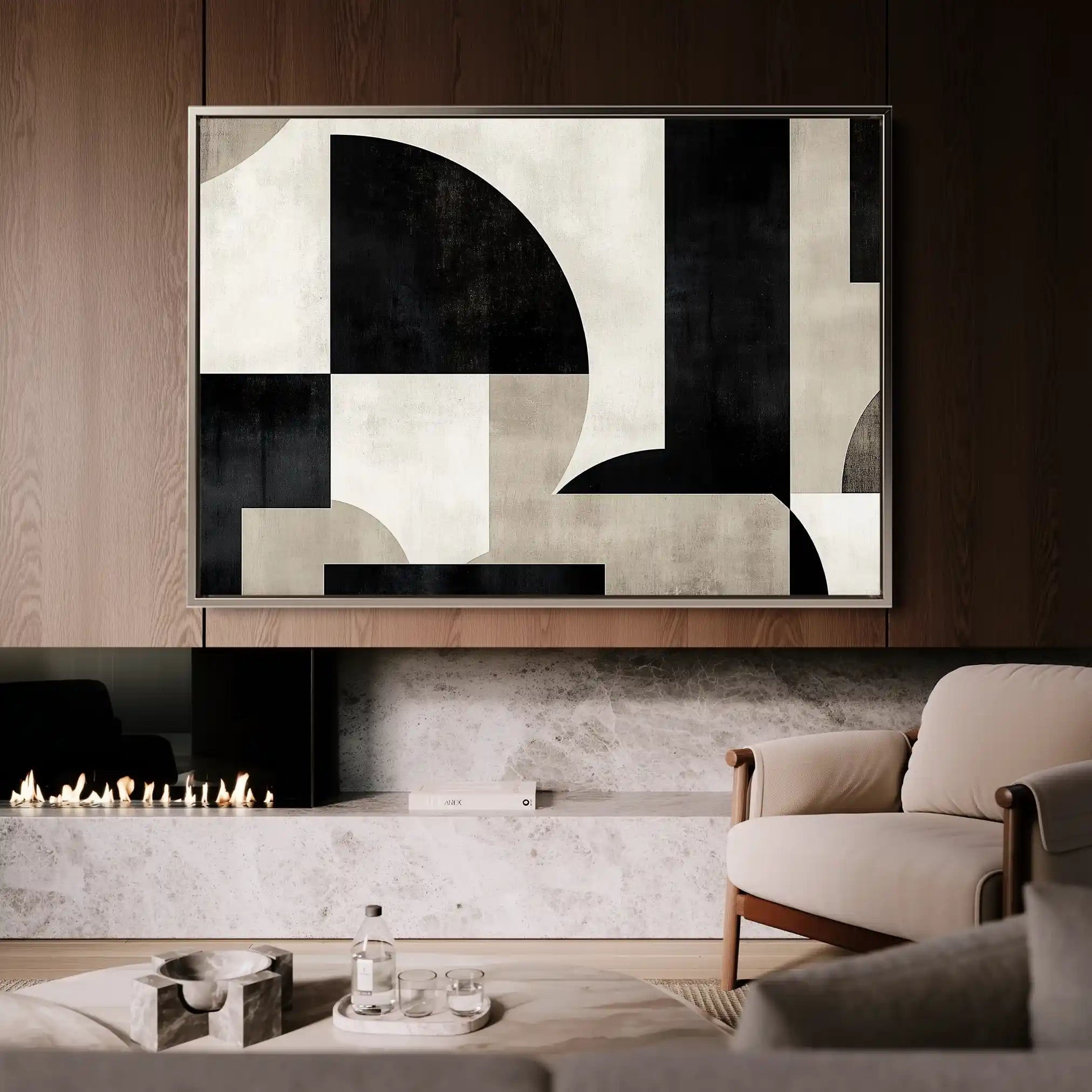 Abstract 619 Canvas Art 60 x 40 cm / Stretched on hidden frame