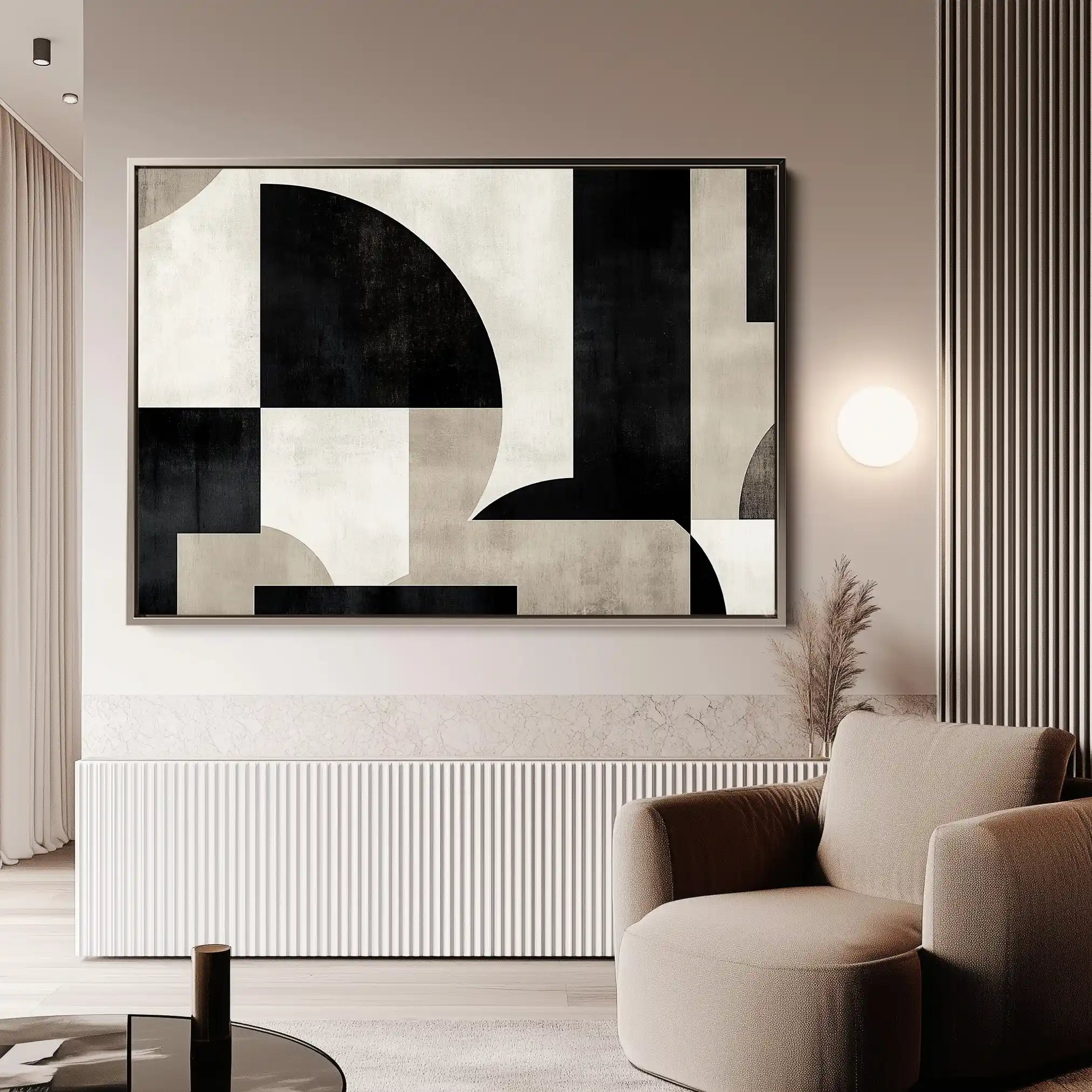 Abstract 619 Canvas Art 60 x 40 cm / Stretched on hidden frame