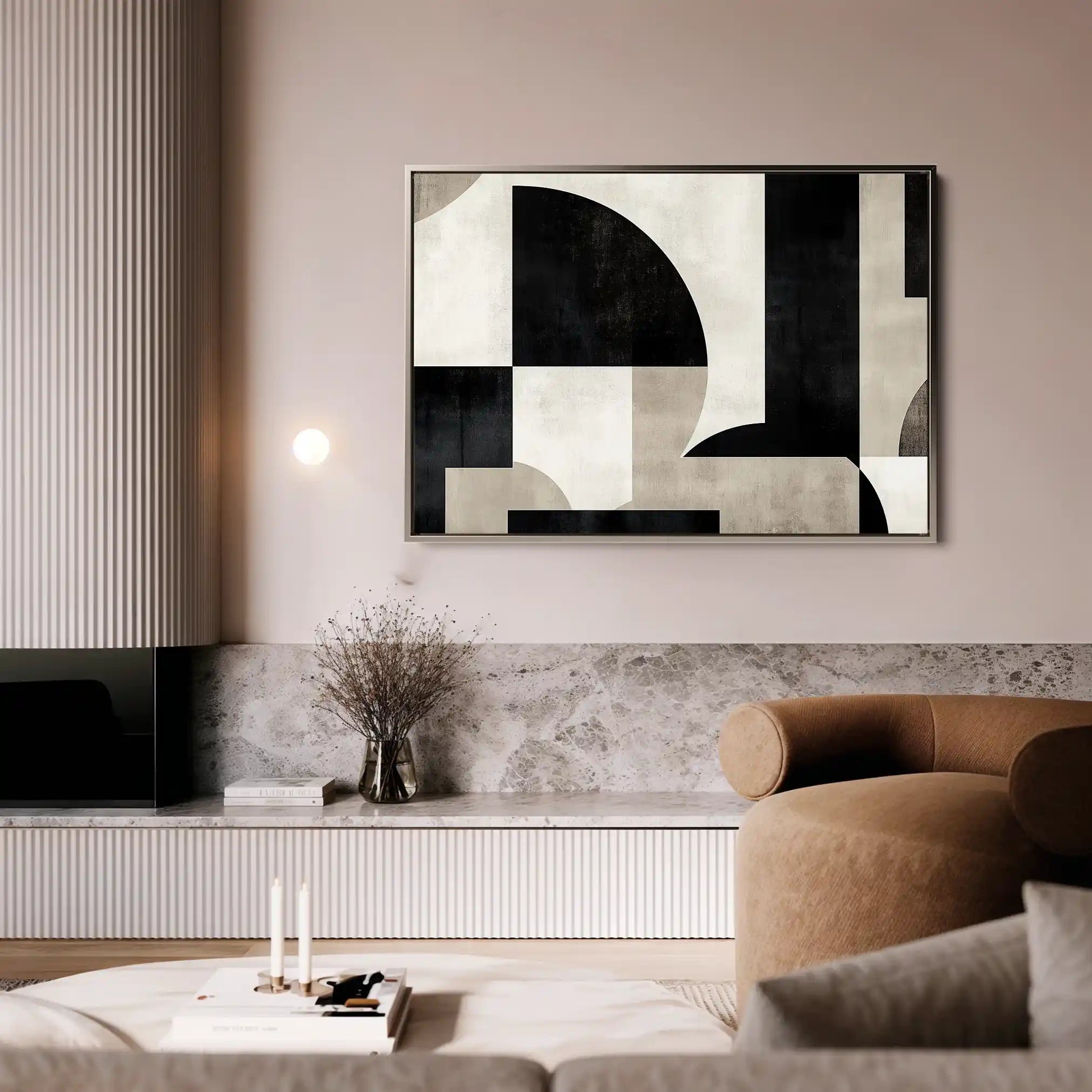 Abstract 619 Canvas Art 60 x 40 cm / Stretched on hidden frame