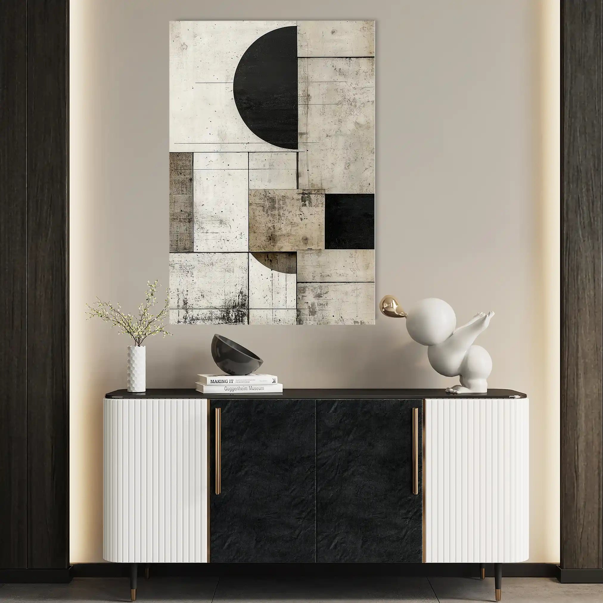 Abstract 620 Canvas Art 60 x 40 cm / Stretched on hidden frame