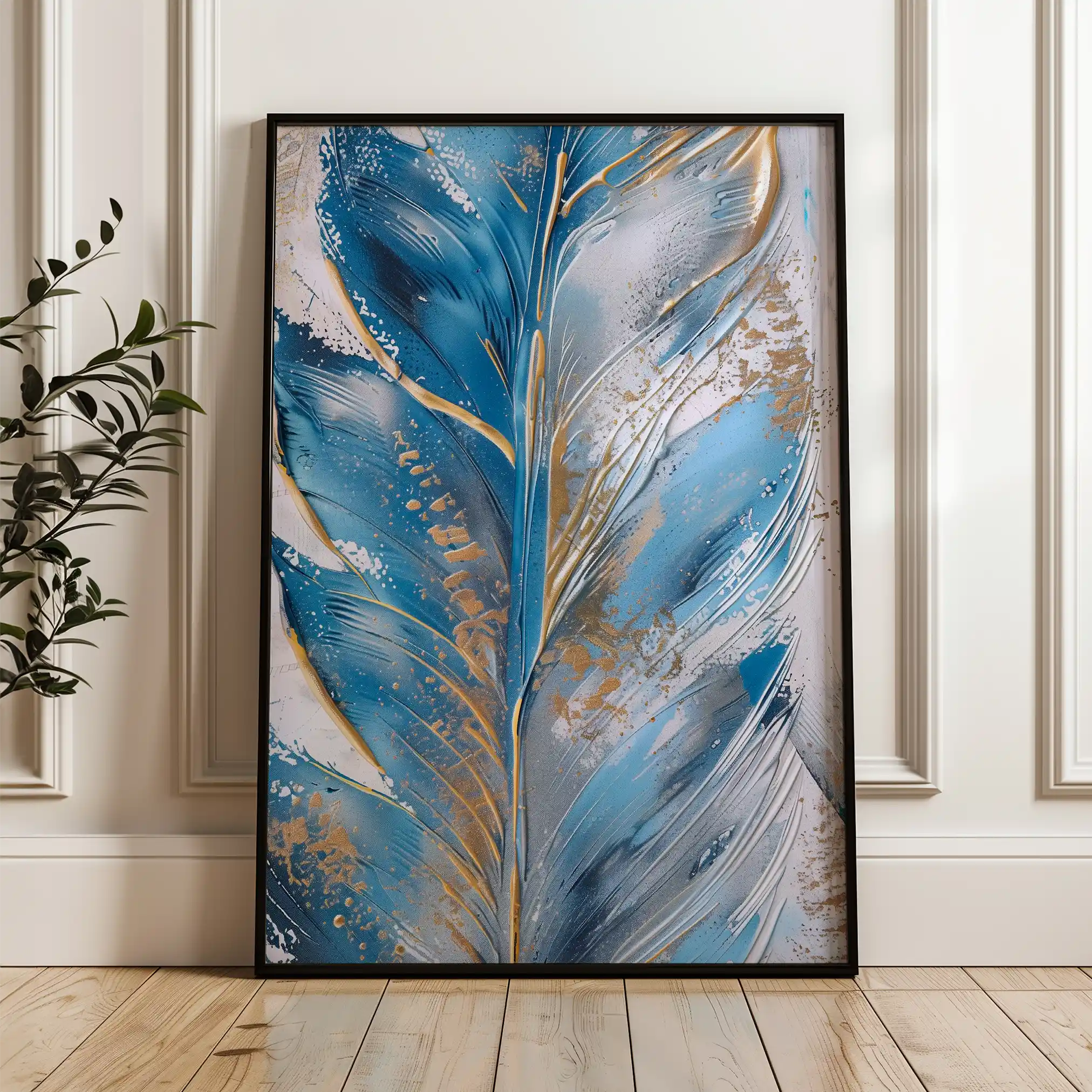 Floral Canvas Wall Art WAD622-F 90 x 60 cm / Stretched on hidden frame