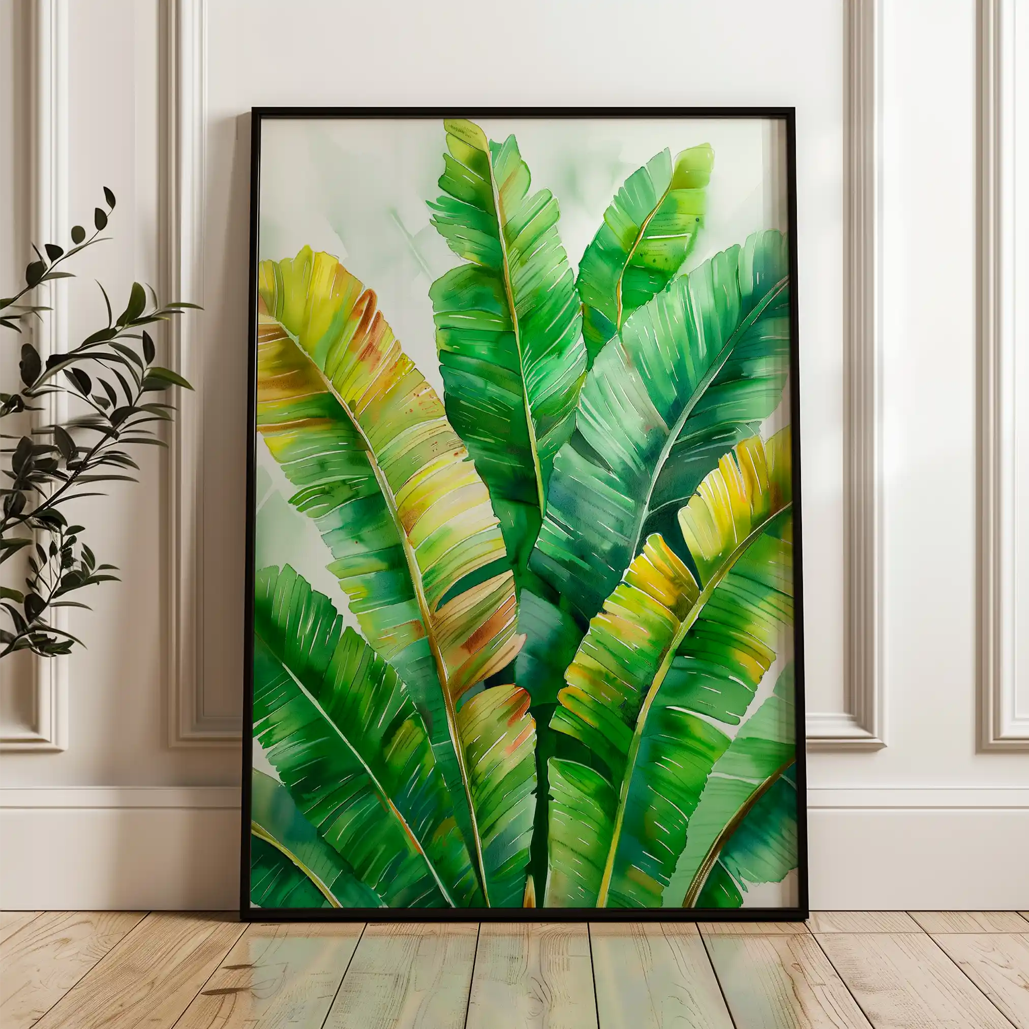 Floral Canvas Wall Art WAD624-F 90 x 60 cm / Stretched on hidden frame