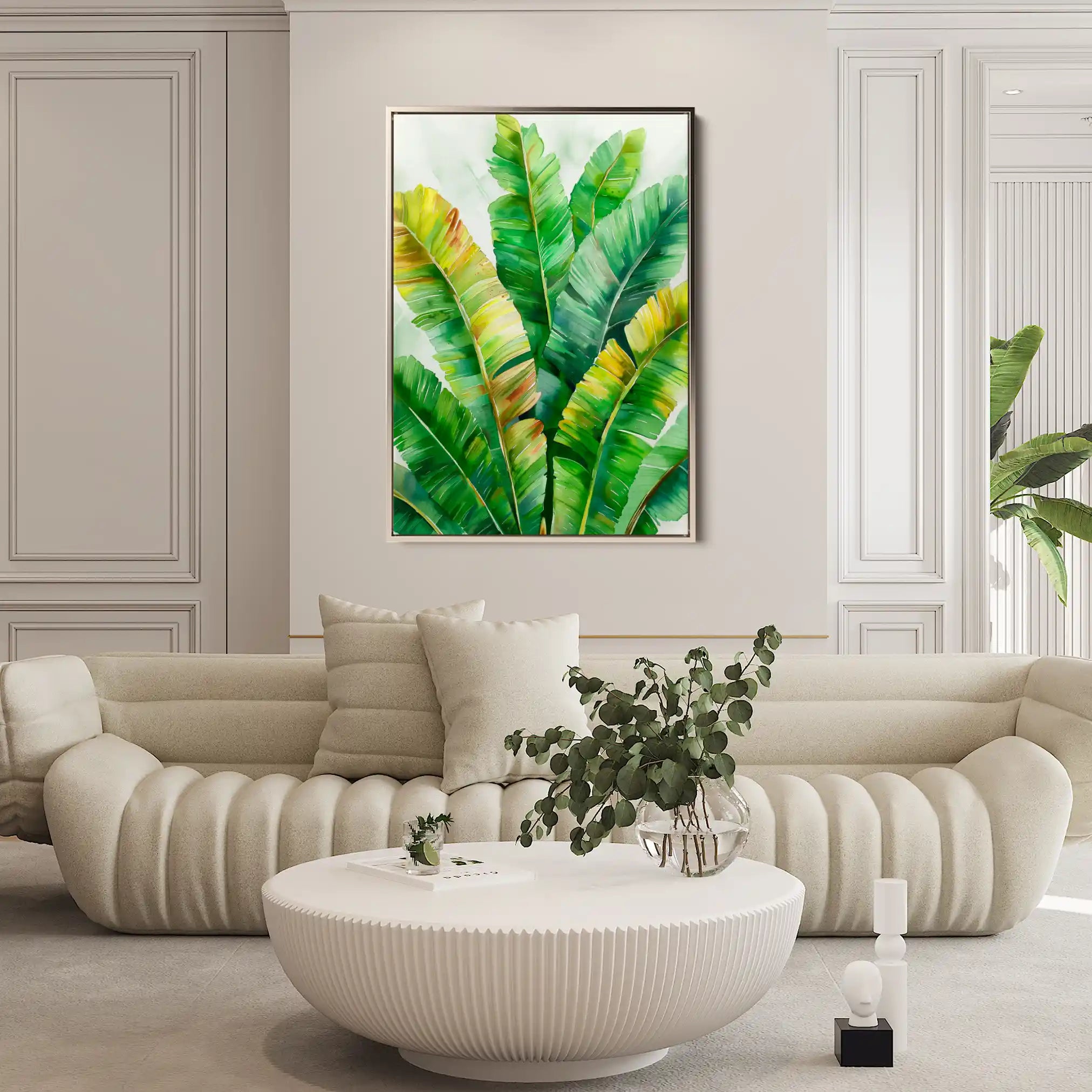 Floral Canvas Wall Art WAD624-F 90 x 60 cm / Stretched on hidden frame