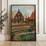 Floral Canvas Wall Art WAD626-F 90 x 60 cm / Stretched on hidden frame