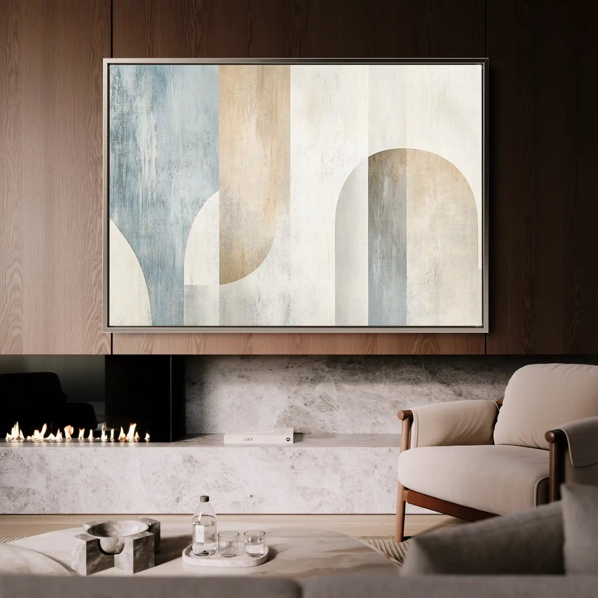 Abstract 632 Canvas Art 60 x 40 cm / Stretched on hidden frame