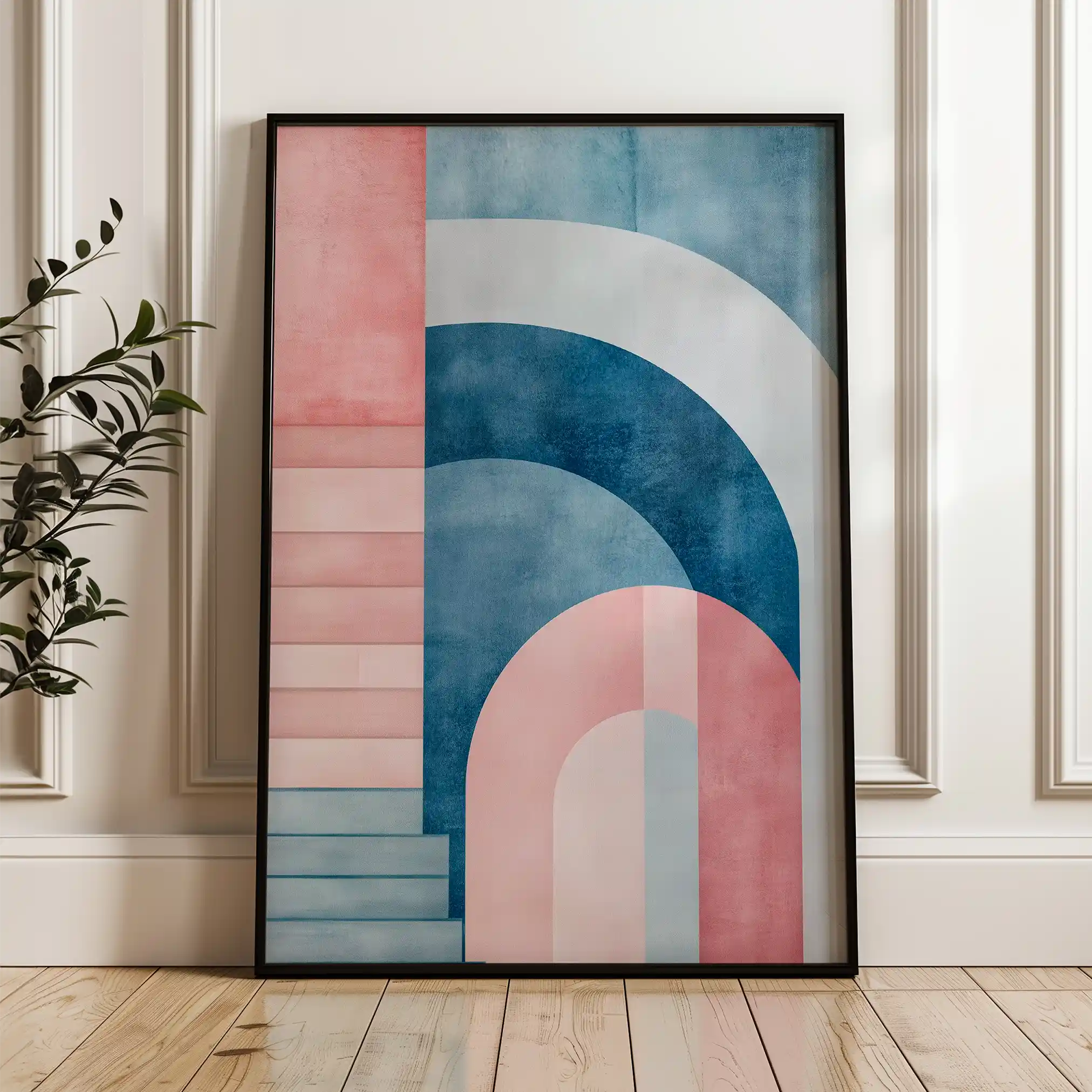 Abstract 634 Canvas Art 60 x 40 cm / Stretched on hidden frame