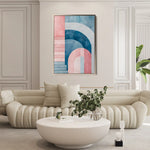 Abstract 634 Canvas Art 60 x 40 cm / Stretched on hidden frame