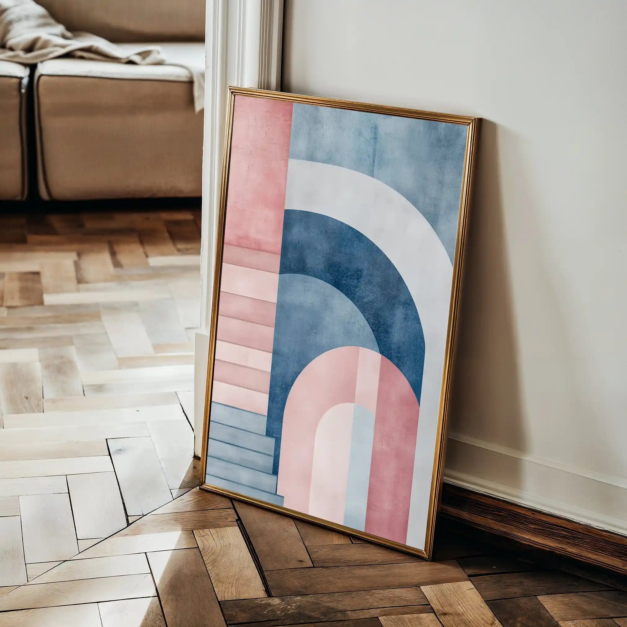 Abstract 634 Canvas Art 60 x 40 cm / Stretched on hidden frame