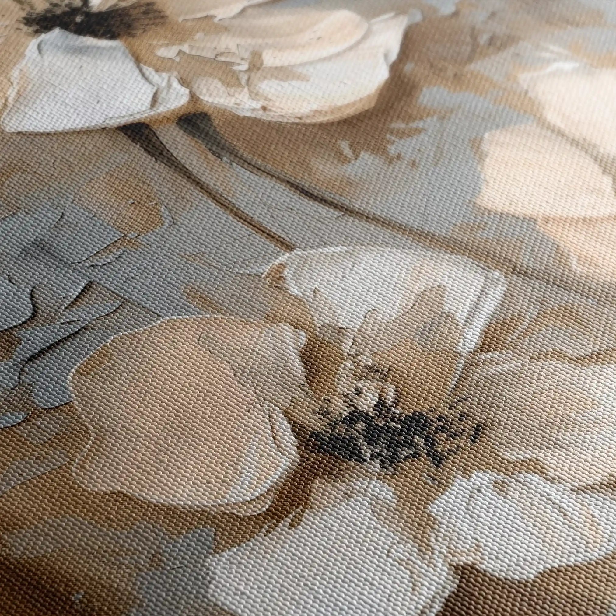 Floral Canvas Wall Art WAD635-F 90 x 60 cm / Stretched on hidden frame