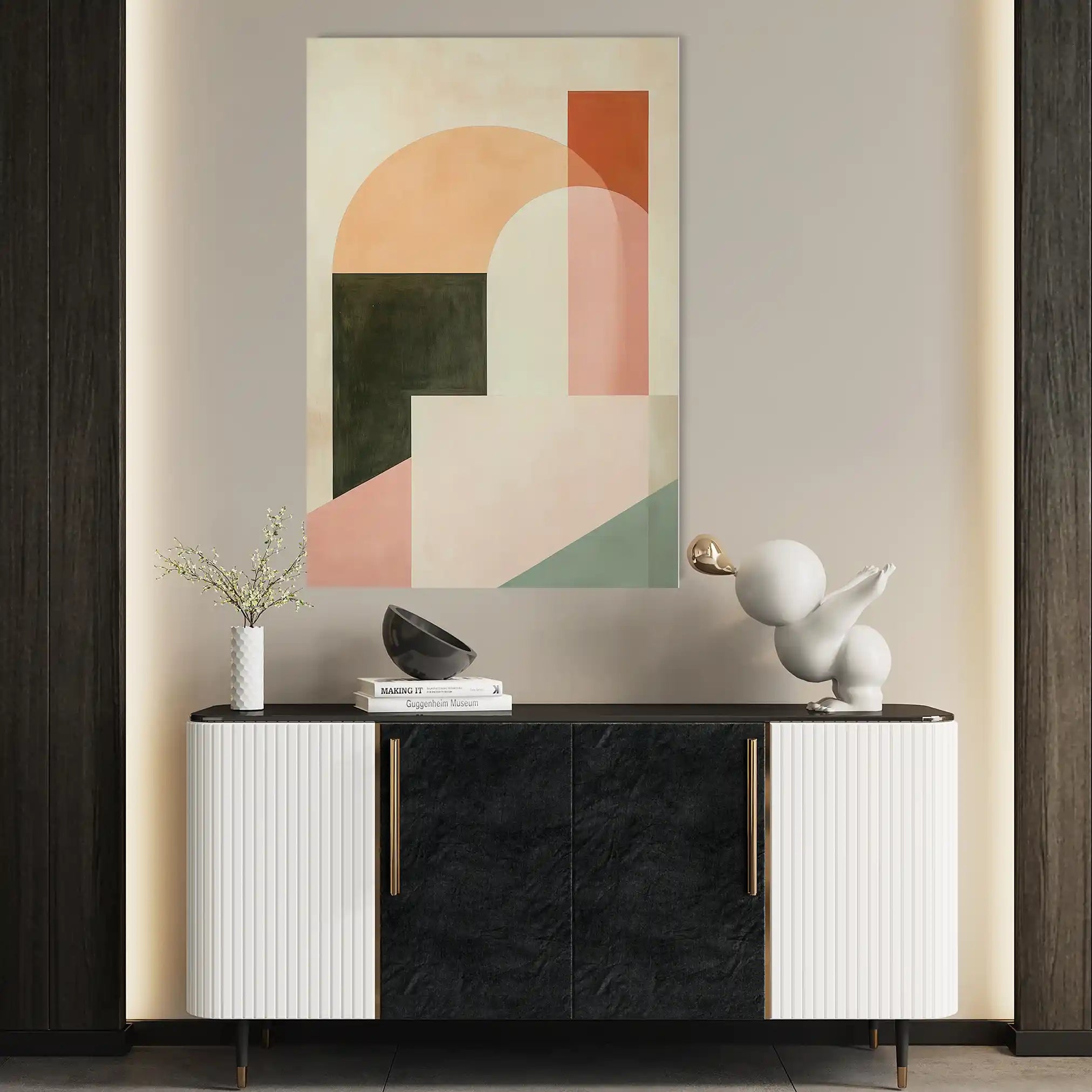 Abstract 636 Canvas Art 60 x 40 cm / Stretched on hidden frame